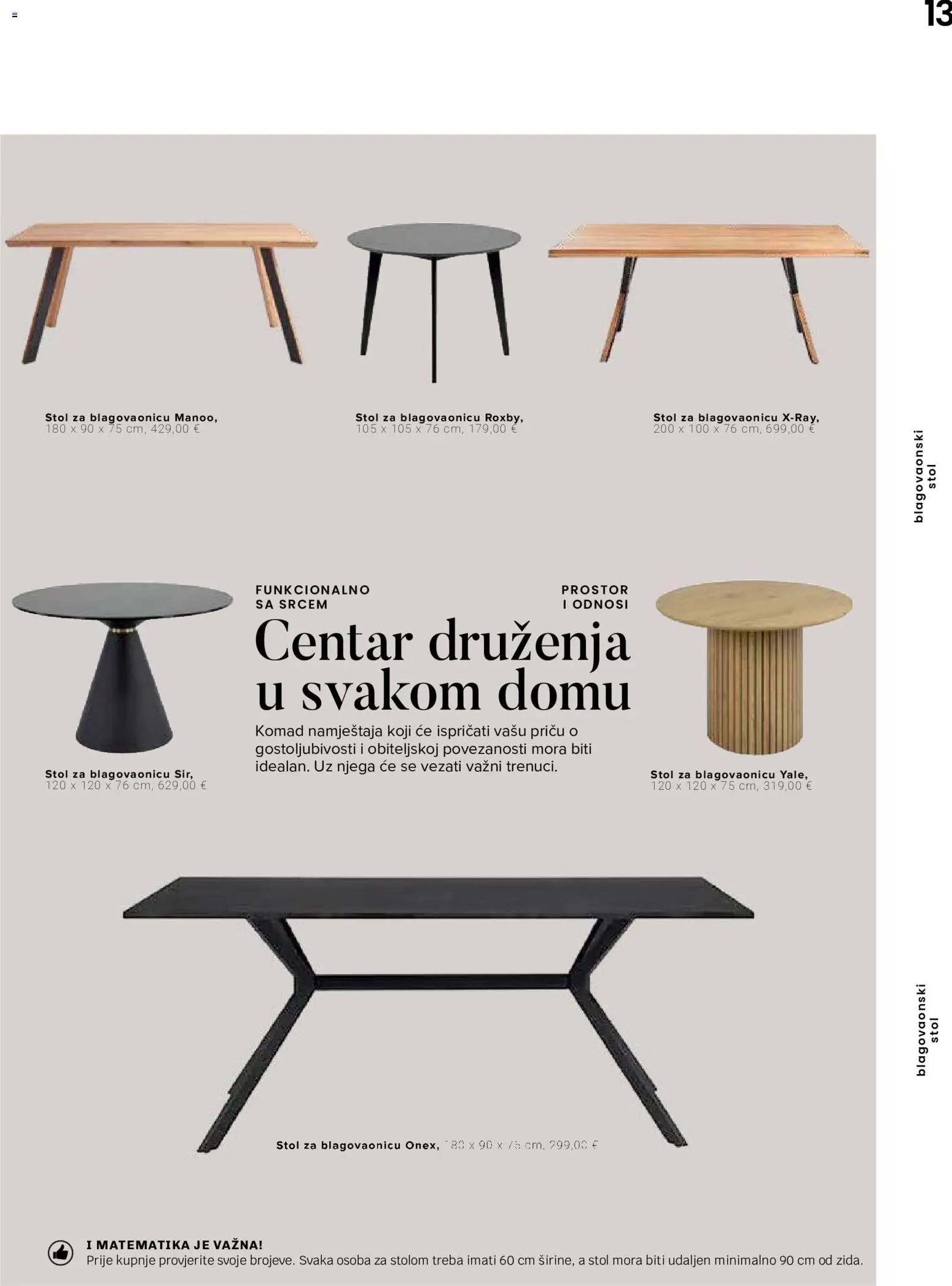 Lesnina katalog | vrijedi od 06.07.2026 | Stranica: 13 | Proizvodi: Stol