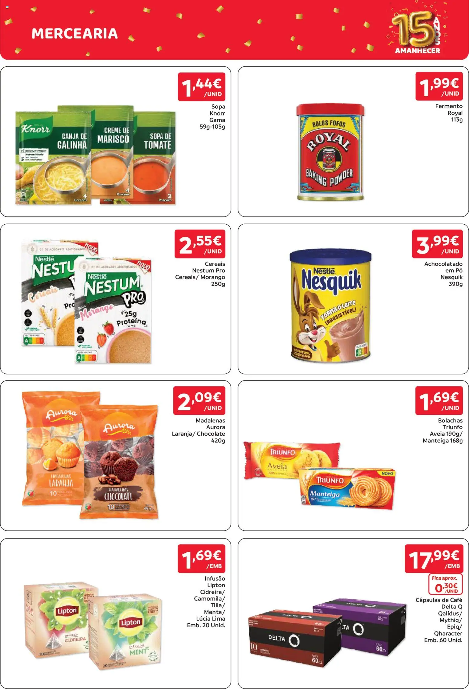Amanhecer folheto Madeira │ válido de 01/10/2026 | Página: 12 | Produtos: Mercearia, Cápsulas, Lima, Cereais