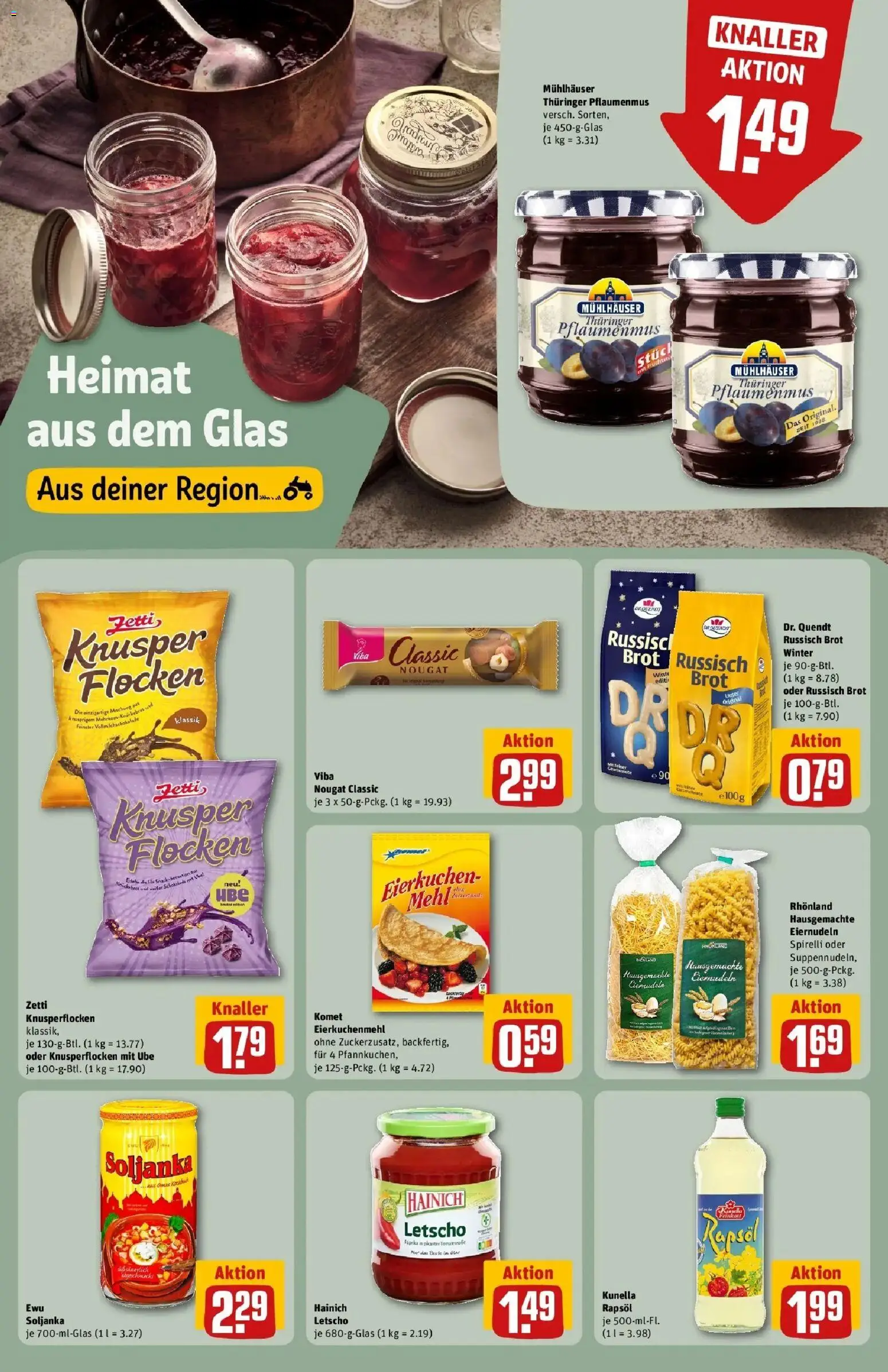 REWE Prospekt ab 12.10.2026 zum Blättern » Angebote | Seite: 22 | Produkte: Met, Mehl, Rapsöl, Brot
