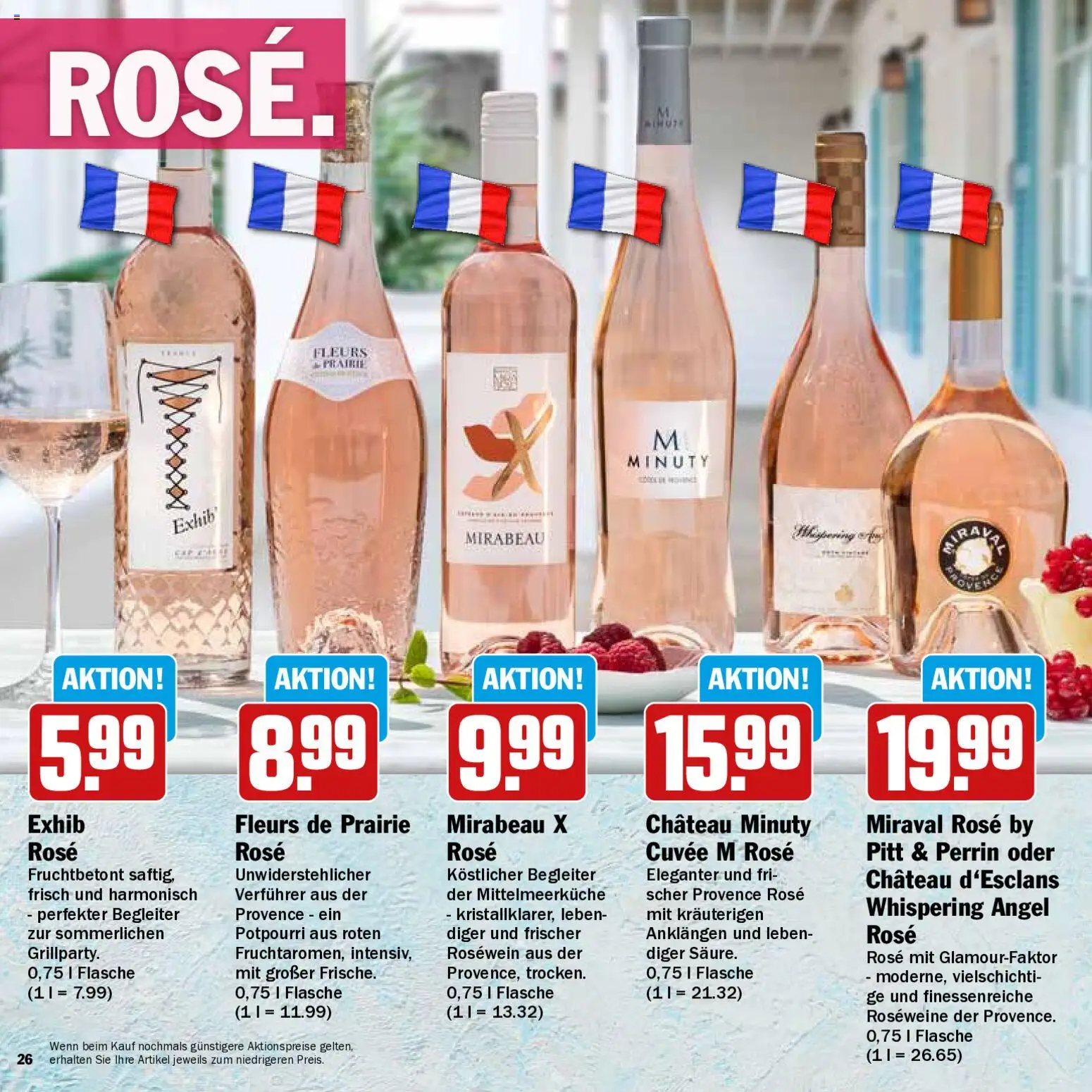 HIT Grillbroschüre – gültig ab 10.08.2026 | Seite: 26 | Produkte: Rosewein