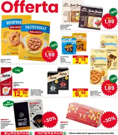 Anteprima del volantino Interspar volantino Carpi valido a partire dal 27/08/2026 | Pagina: 18 | Prodotti: Uova, Caffè, Farina, Cacao
