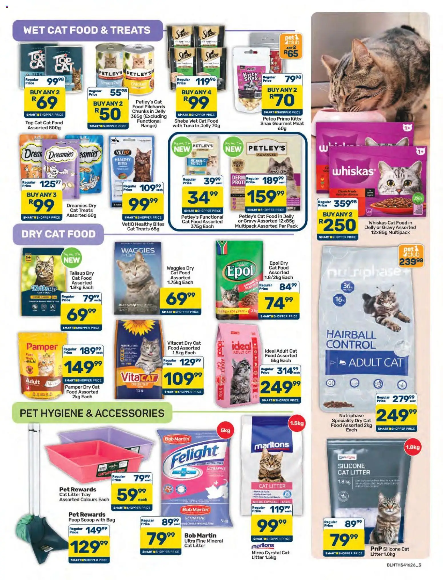 New Pick n Pay catalogue – valid from 23/10/2026 | Page: 3 | Products: Bag, Gravy, Silicone, Cat food