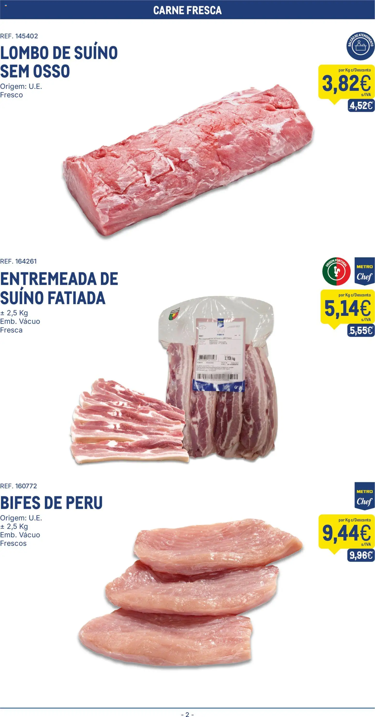 Makro Folheto Delivery │ válido de 26/10/2026 | Página: 2 | Produtos: Peru, Entremeada, Lombo, Carne