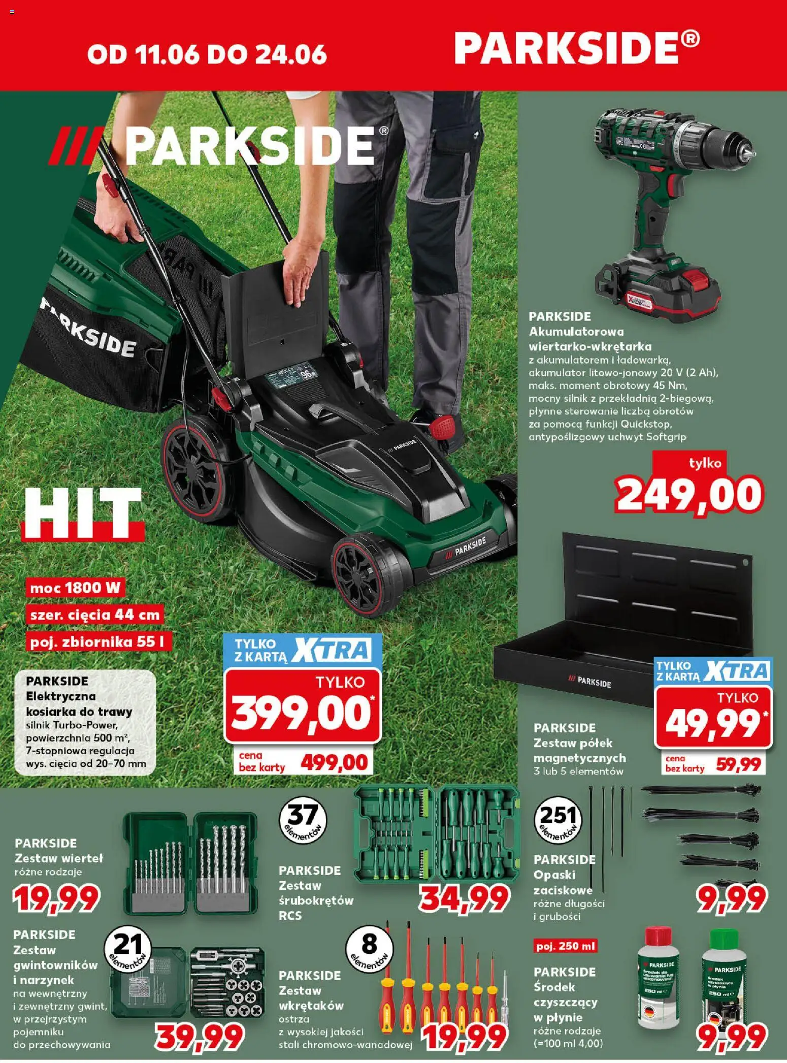 Kaufland Polsko leták - Nowe marki od 11.06.2026 | Strana: 16 | Produkty: Parkside, Karty