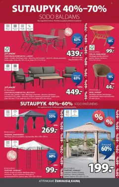 JYSK leidinys galioja nuo 2026.07.28 | Puslapis: 5 | Prekių: Sofa, Stalas, Kėdė
