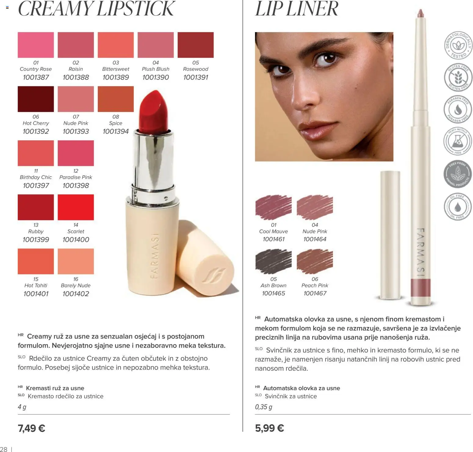 Farmasi katalog | vrijedi od 01.08.2026 | Stranica: 28