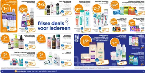 Trekpleister folder - Voorbeeld van een folder van Trekpleister, geldig van 18-08-2026 | Pagina: 14 | Producten: Tandpasta, Borstels, Mondverzorging, Haarmasker