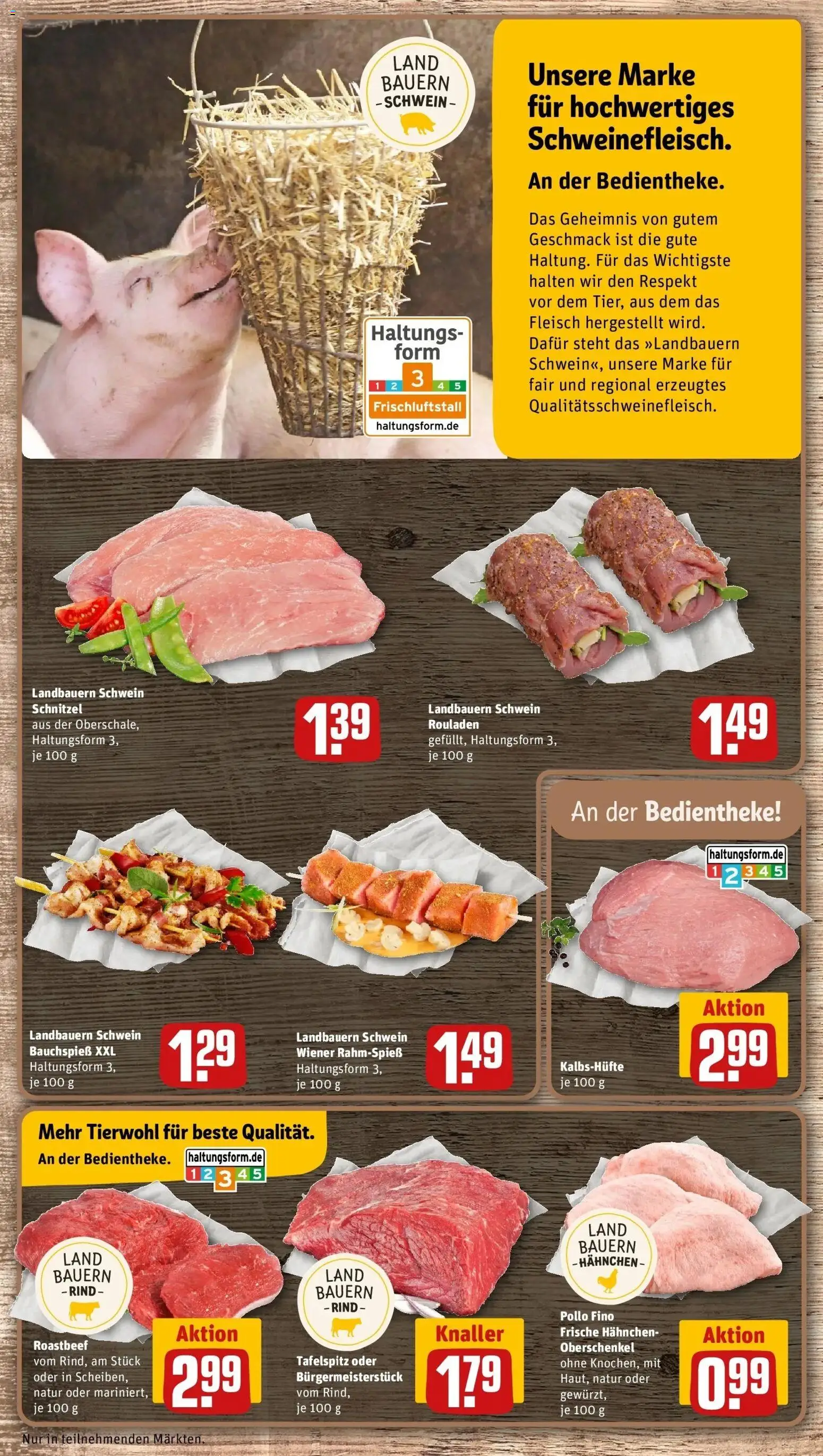 REWE Prospekt ab 05.10.2026 zum Blättern » Angebote | Seite: 10 | Produkte: Tafelspitz, Schnitzel, Roastbeef, Fleisch