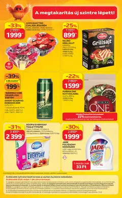 Auchan akciós újság - amely érvényes a következő dátumtól: 30.04.2026 | Oldal: 60 | Termékek: Purina one, Folyékony mosószer, Dobozos sör, Sör
