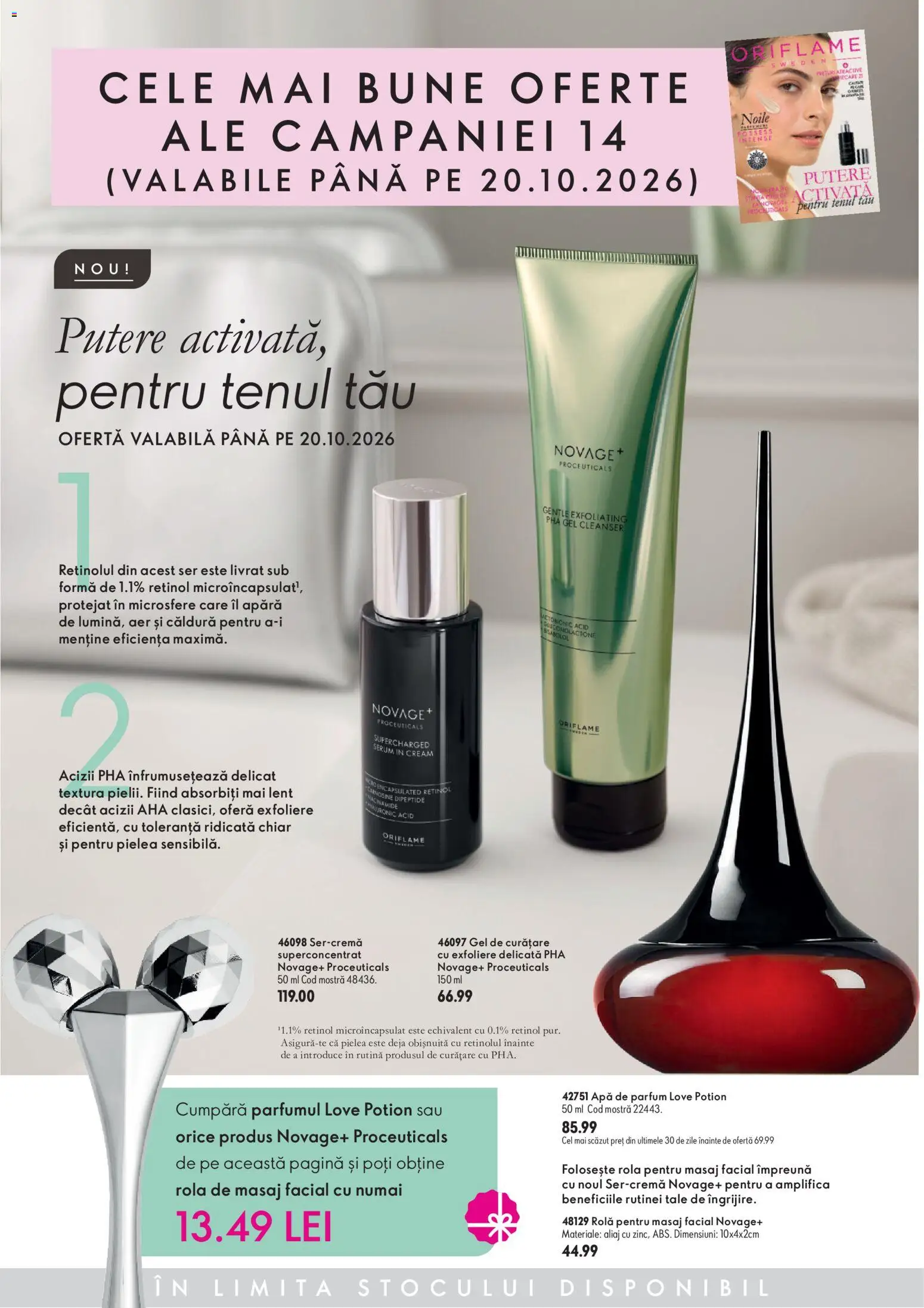 Noul catalog Oriflame – valabil de la 14.10.2026 | Pagină: 1 | Produse: Apă de parfum, Parfum, Intense, Apă