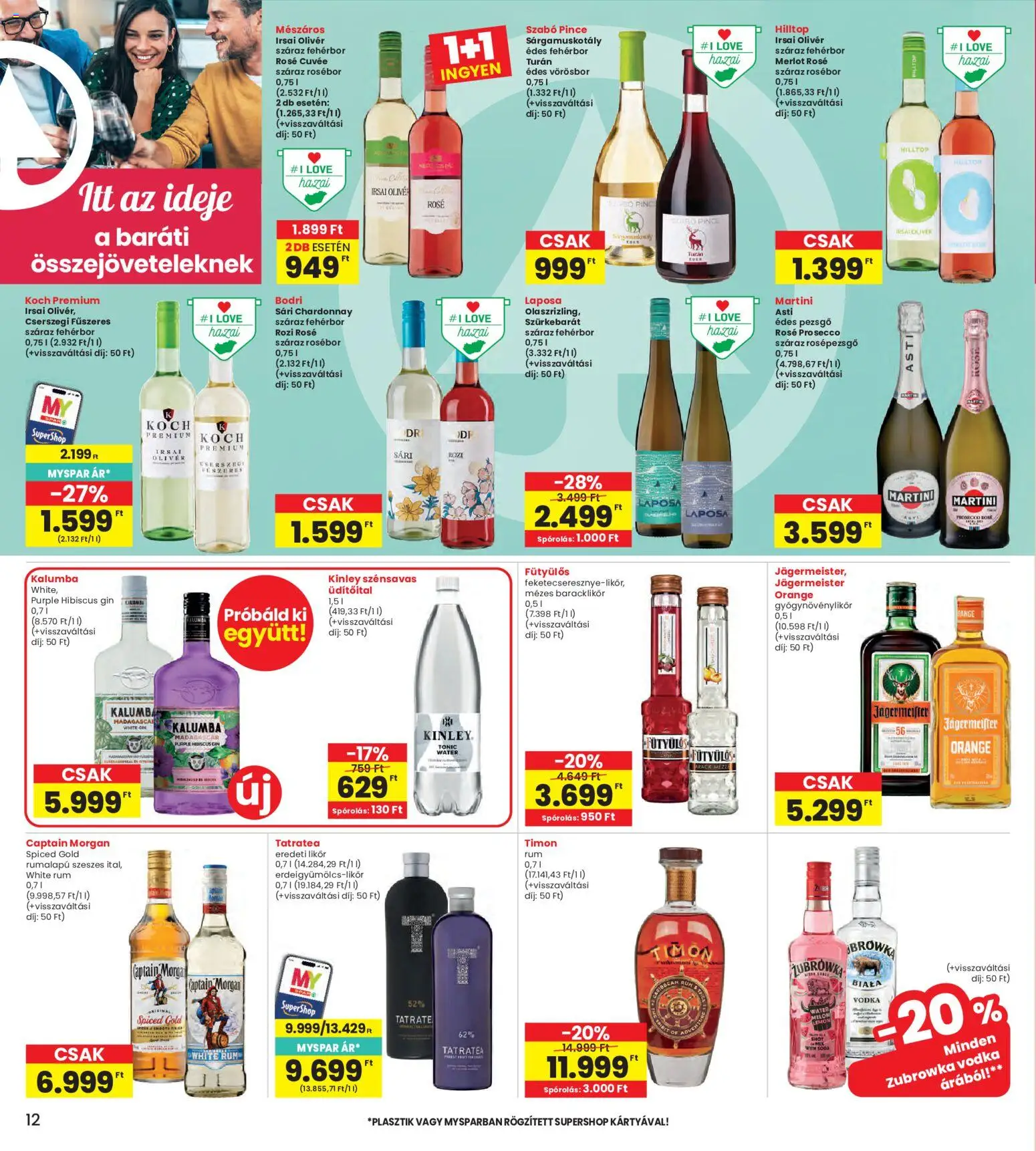 Interspar akciós ujság - amely érvényes a következő dátumtól: 2026.07.02. | Oldal: 12