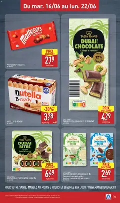 Aldi - Prévisualisation de Aldi catalogue valide à partir de 16.06.2026 | Page: 15 | Produits: Tablette, Dattes, Chocolat, Biscuits