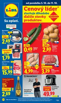 Lidl leták platný od 05.10.2026