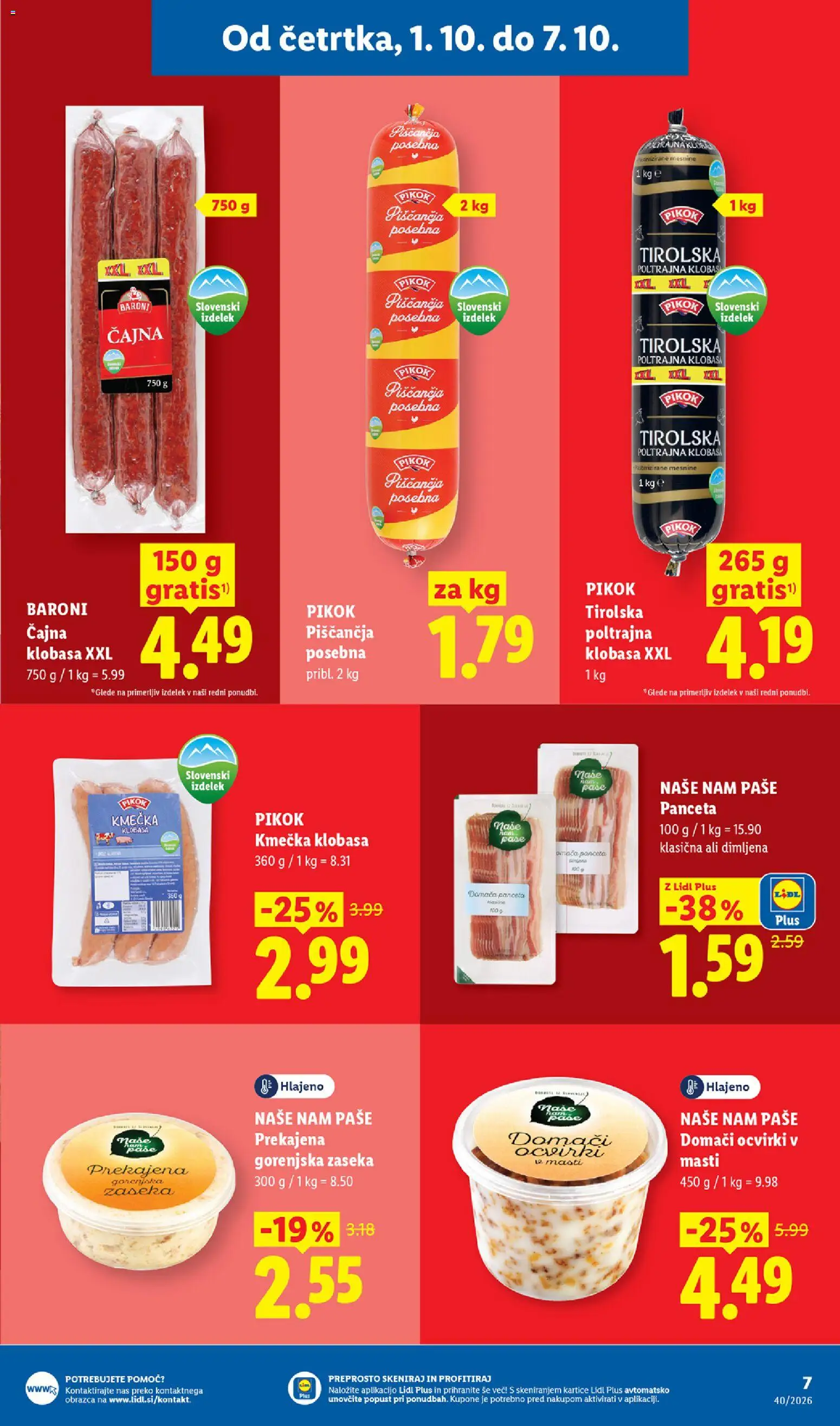Novi Lidl katalog ponudbe – veljaven od 01.10.2026 | Stran: 9