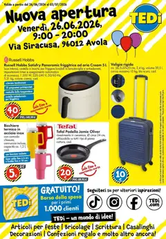 Anteprima del volantino TEDi - Nuova apertura valido a partire dal 21/06/2026