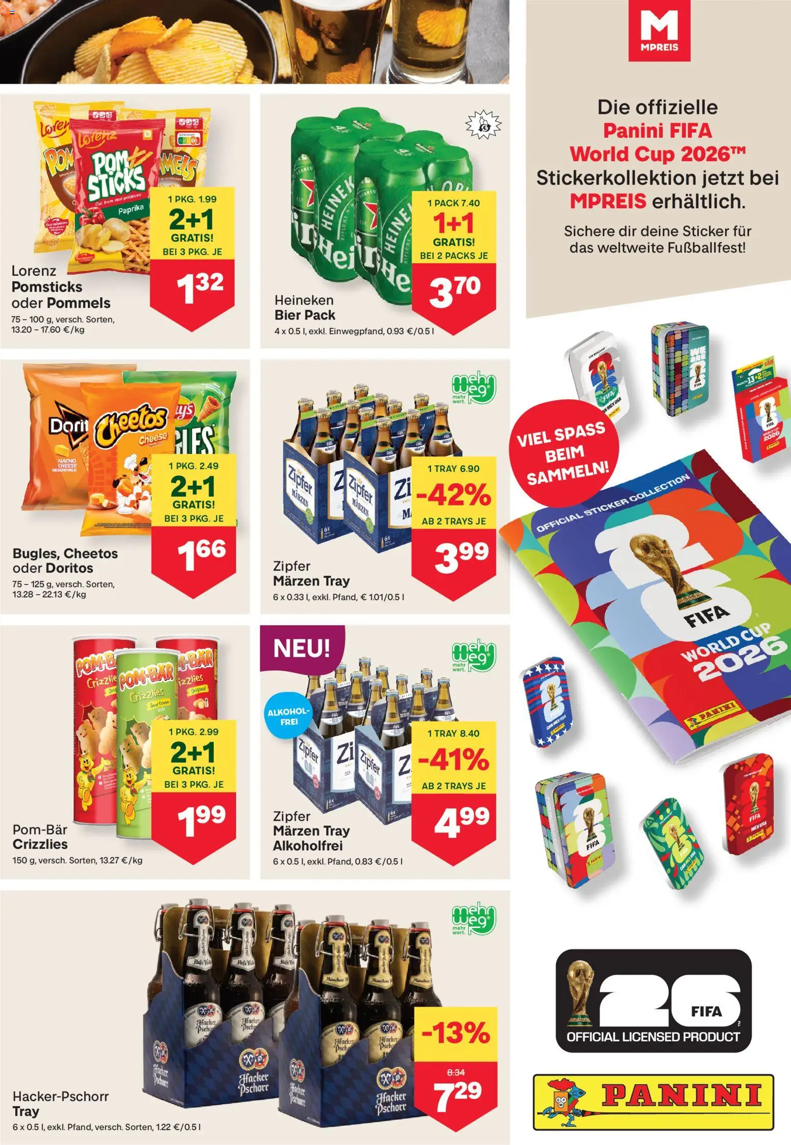 MPREIS Flugblatt gültig ab 28.05.2026 | Seite: 9 | Produkte: Bier