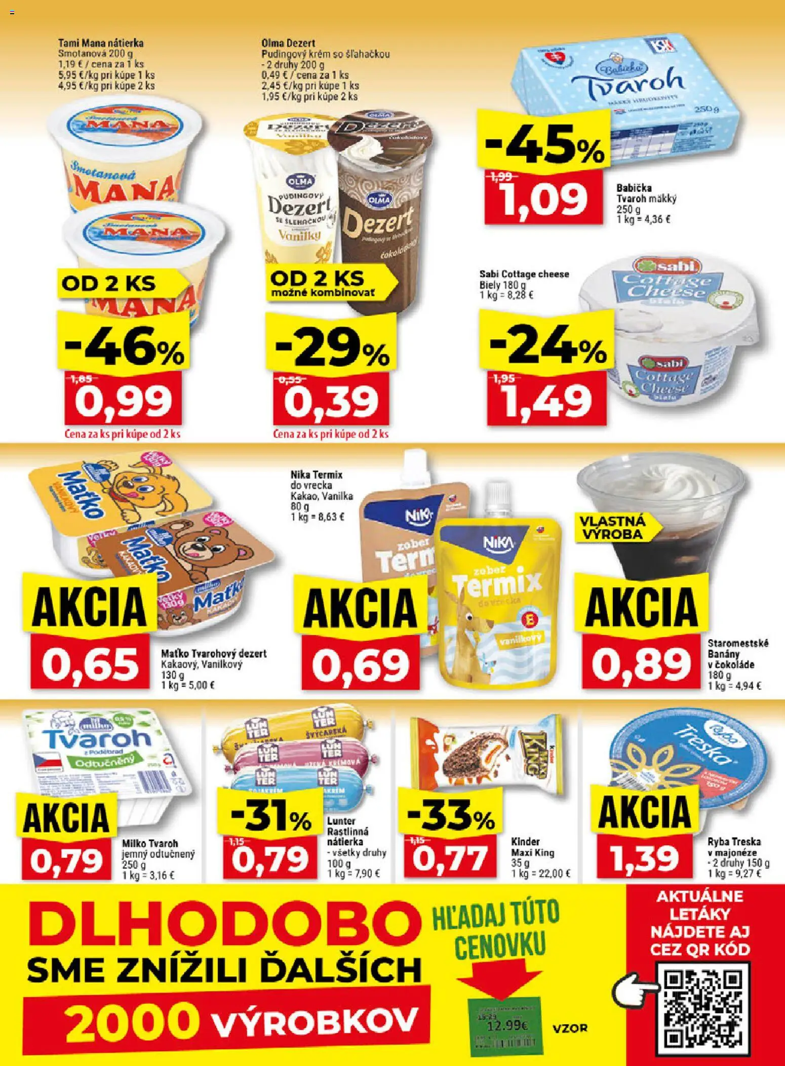 Nové Klas akcie – leták je platný od 12.10.2026 | Strana: 10 | Produkty: Banány, Ryba, Tvaroh, Vanilka