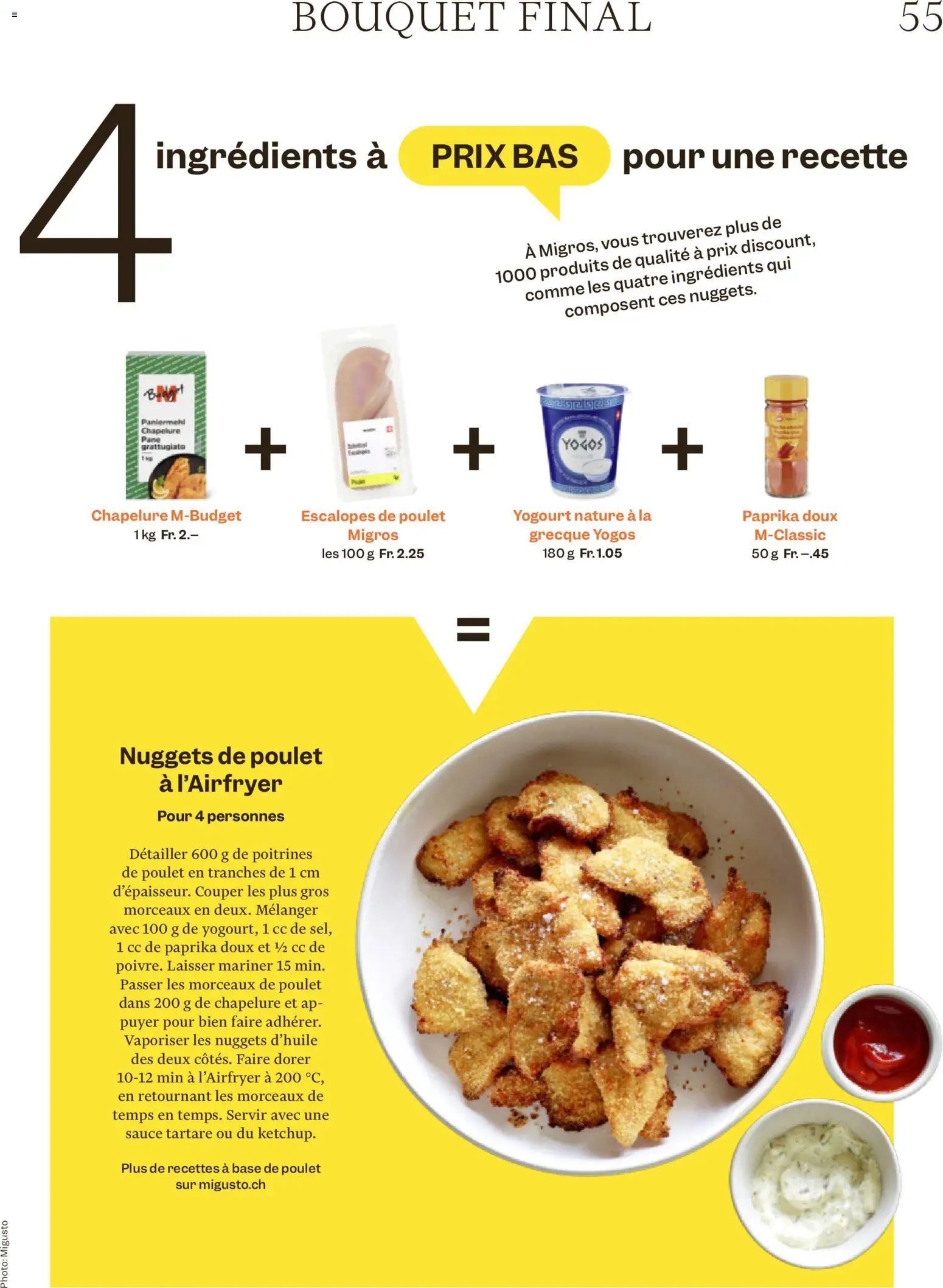 Migros aktionen Magazine FR – gültig ab 10.06.2026 | Seite: 55 | Produkte: Pane