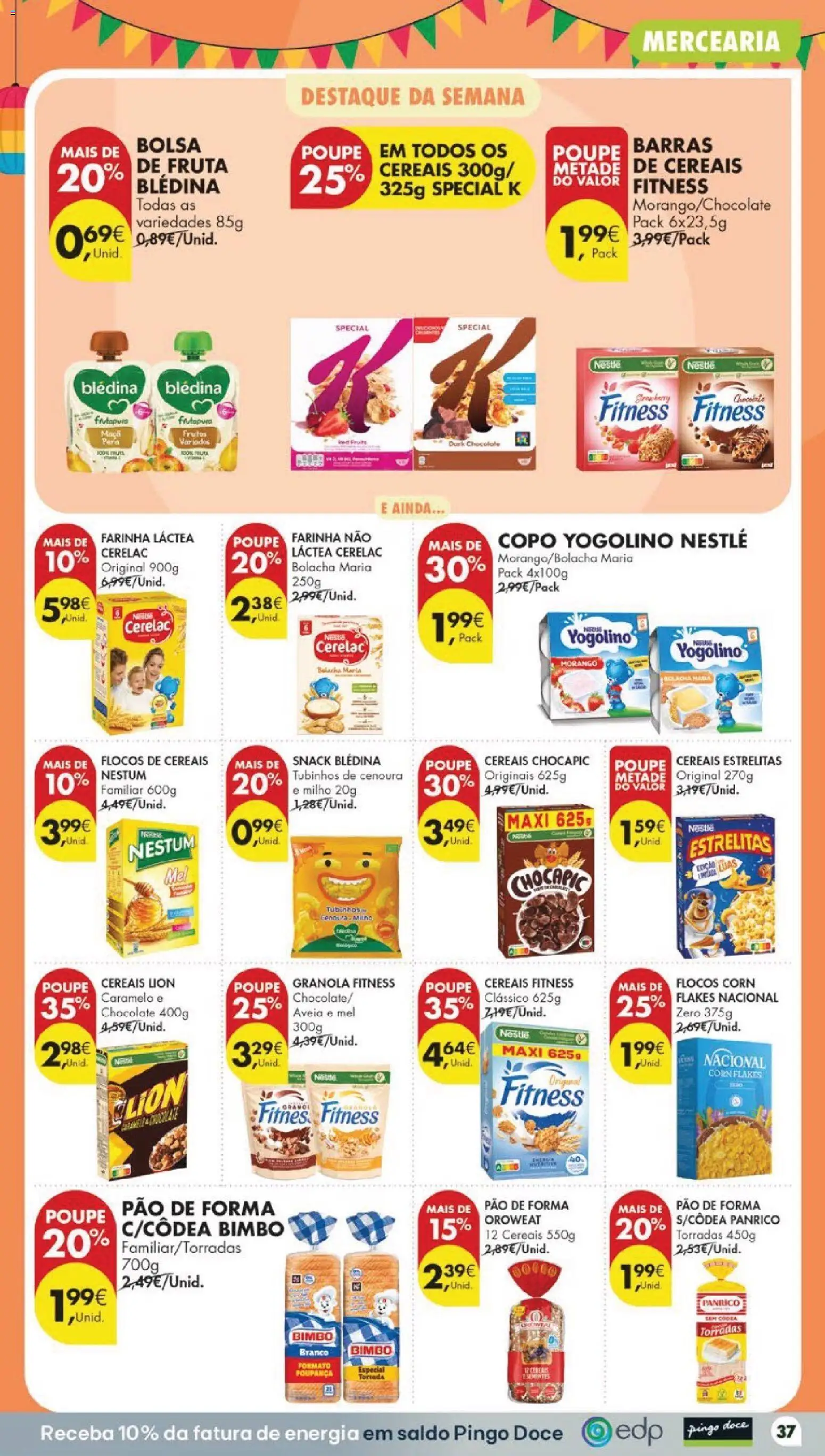 Pingo Doce folheto │ válido de 16.06.2026 | Página: 41 | Produtos: Aveia, Chocolate, Cenoura, Flocos