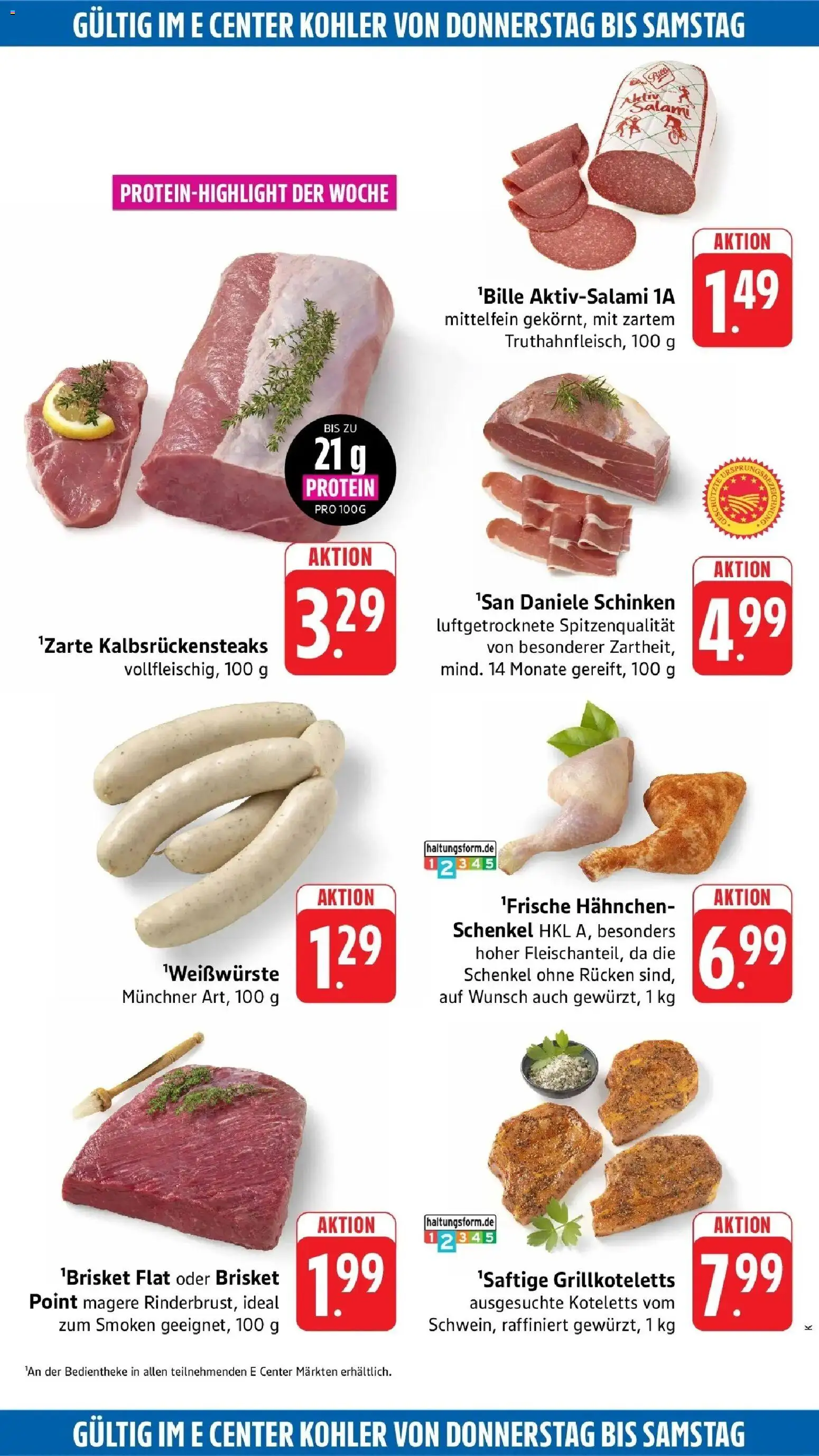 Edeka Prospekt Kehl (ab 17.08.2026) » Angebote Online | Seite: 42 | Produkte: Hahnchen, Salami, Schinken