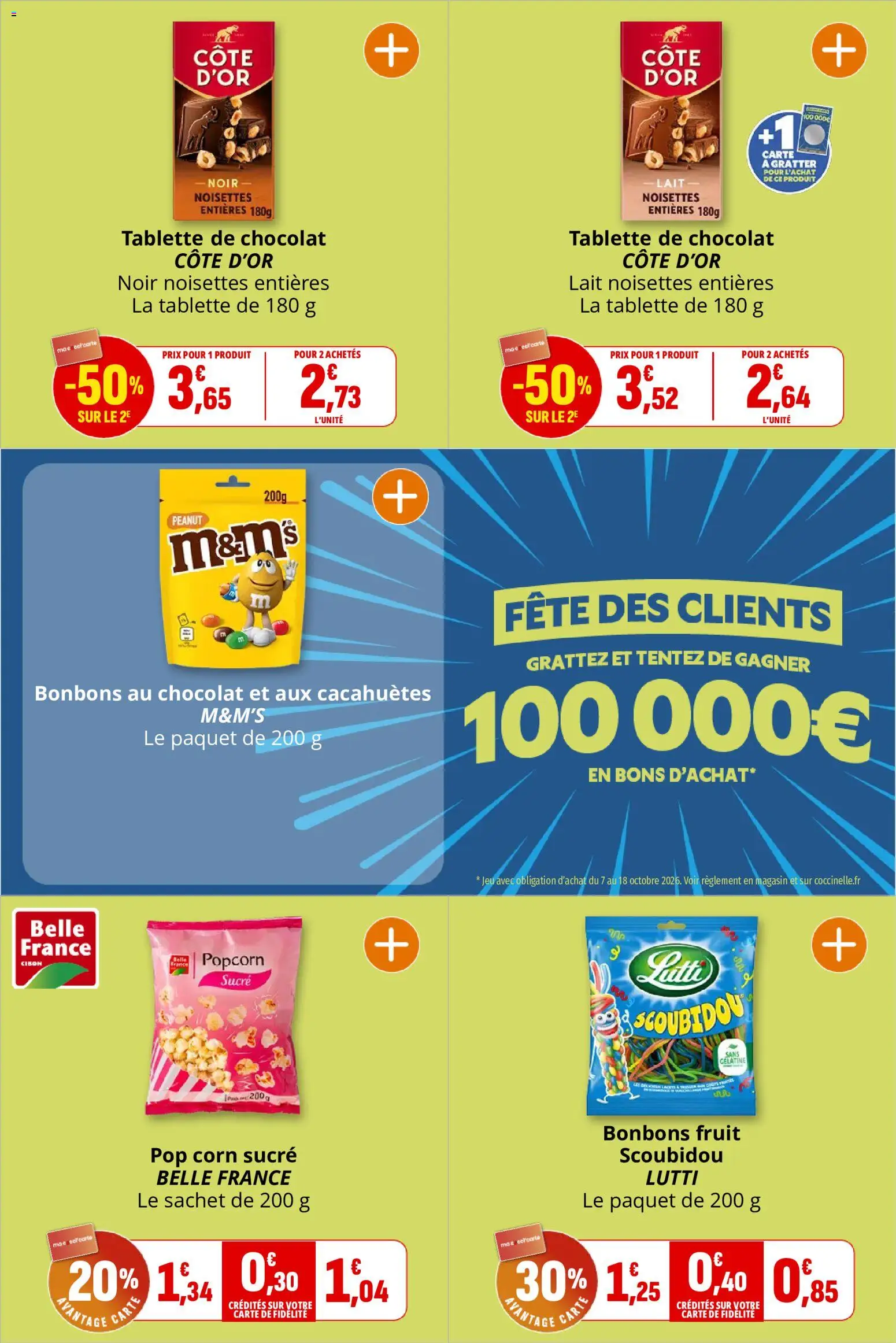 {H1} | Page: 22 | Produits: Tablette de chocolat, Noisettes, Lait, Chocolat