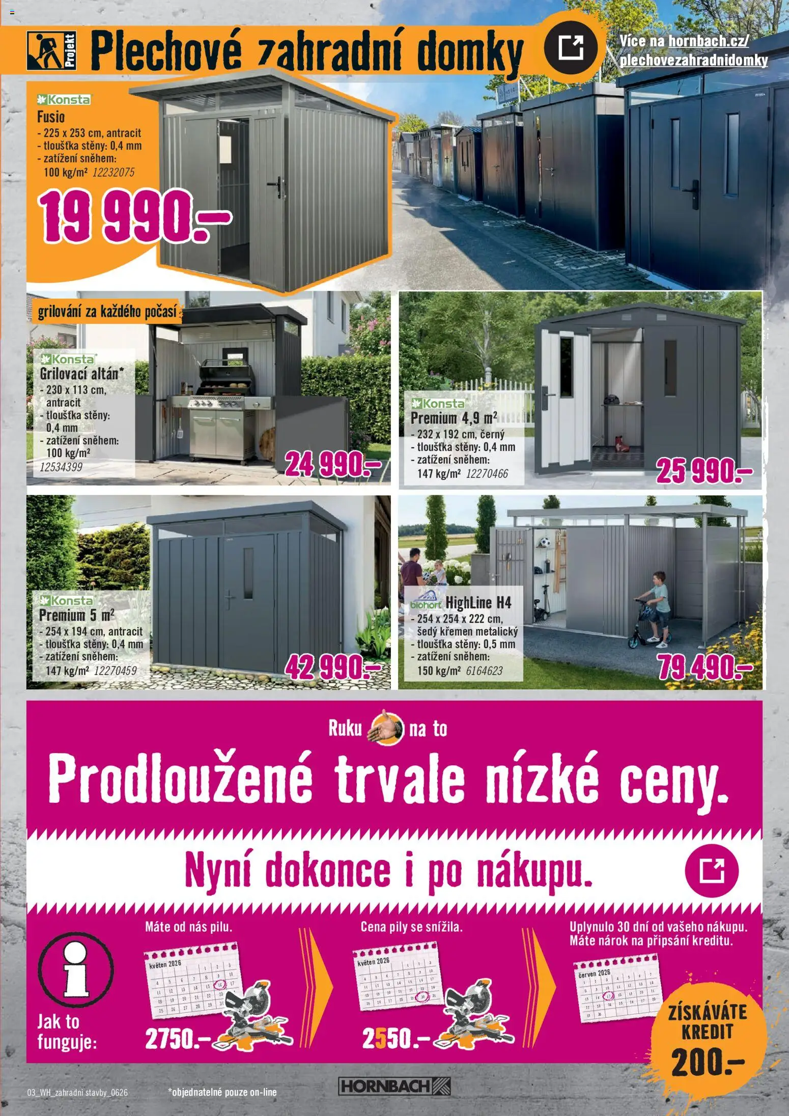 HORNBACH leták - Zahradní stavebniny od 27.05.2026 | Strana: 3 | Produkty: Grilování