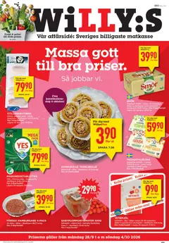 Willys erbjudanden - Förhandsvisning av reklamblad från butik Willys aktuell från 28/09/2026