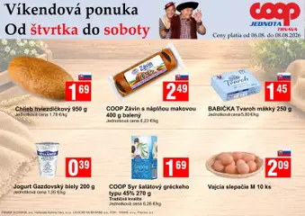 COOP Jednota leták platný od 06.08.2026