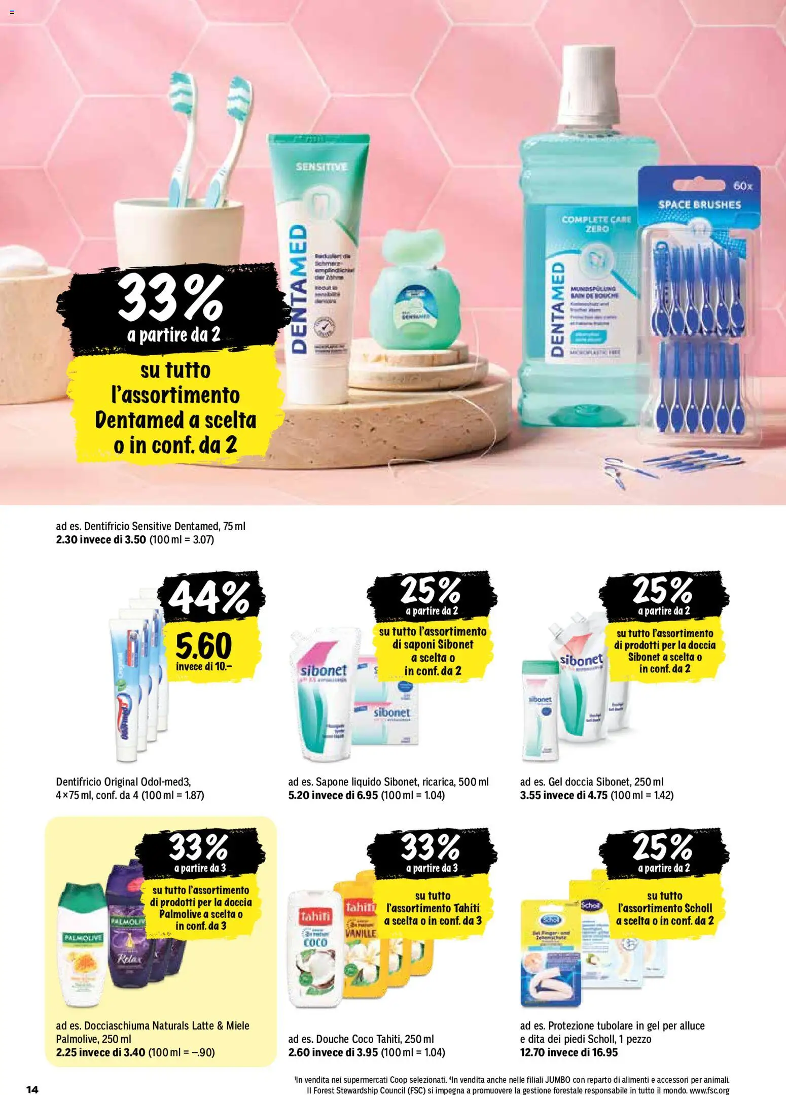 Coop aktionen IT – gültig ab 01.10.2026 | Seite: 14 | Produkte: Vanille, Shower Gel, Miele