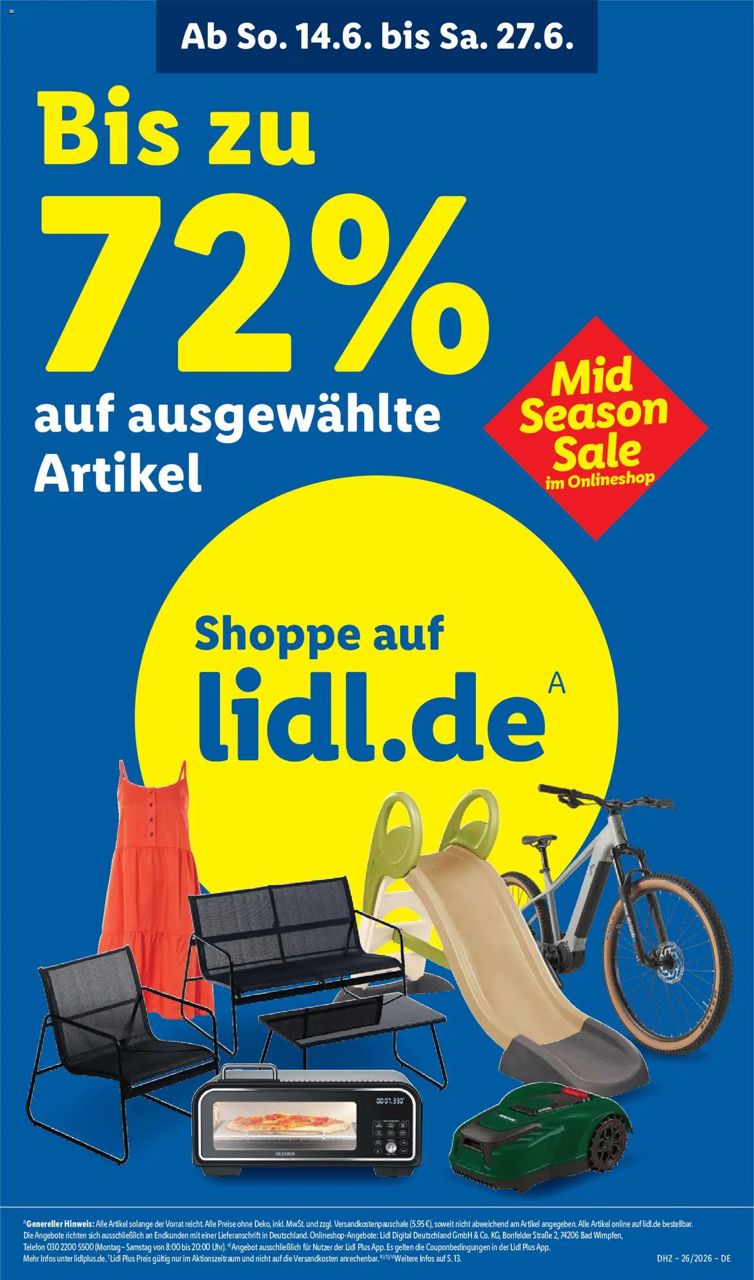Lidl Německo leták od 22.06.2026 | Strana: 70 | Produkty: Telefon