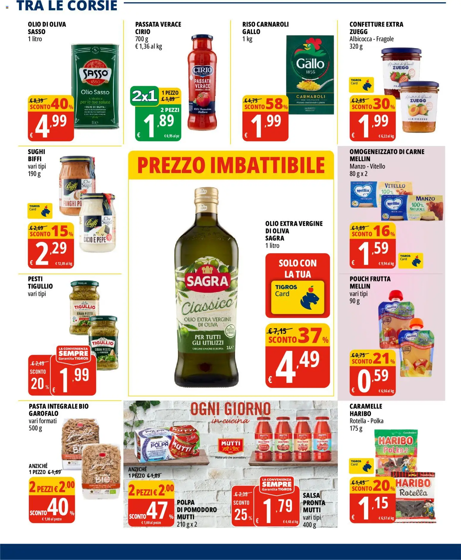 Volantino Tigros del 15/07/2026 | Pagina: 16 | Prodotti: Manzo, Salsa, Funghi, Vitello