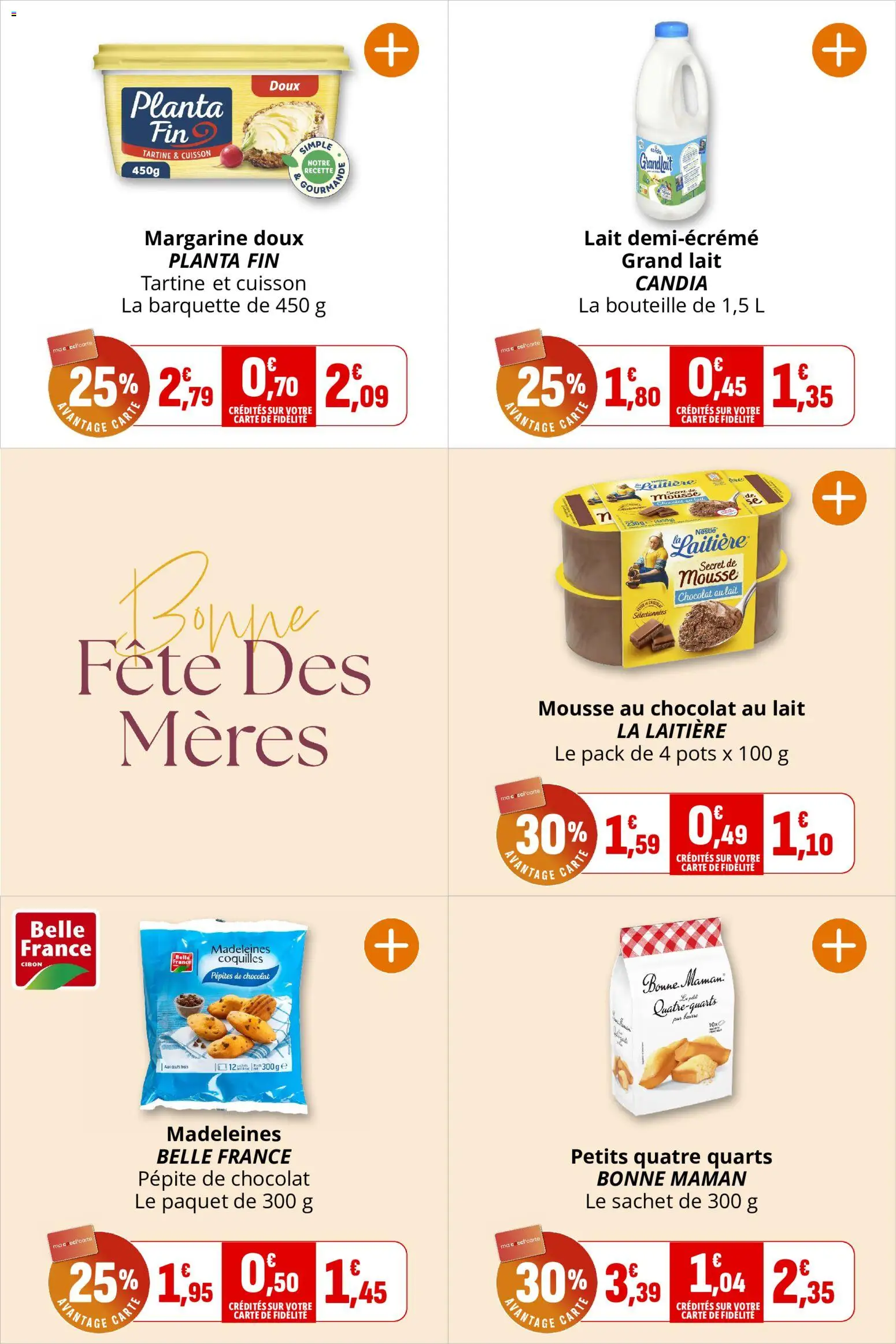 {H1} | Page: 17 | Produits: Pépites de chocolat, Mousse, Lait, Chocolat
