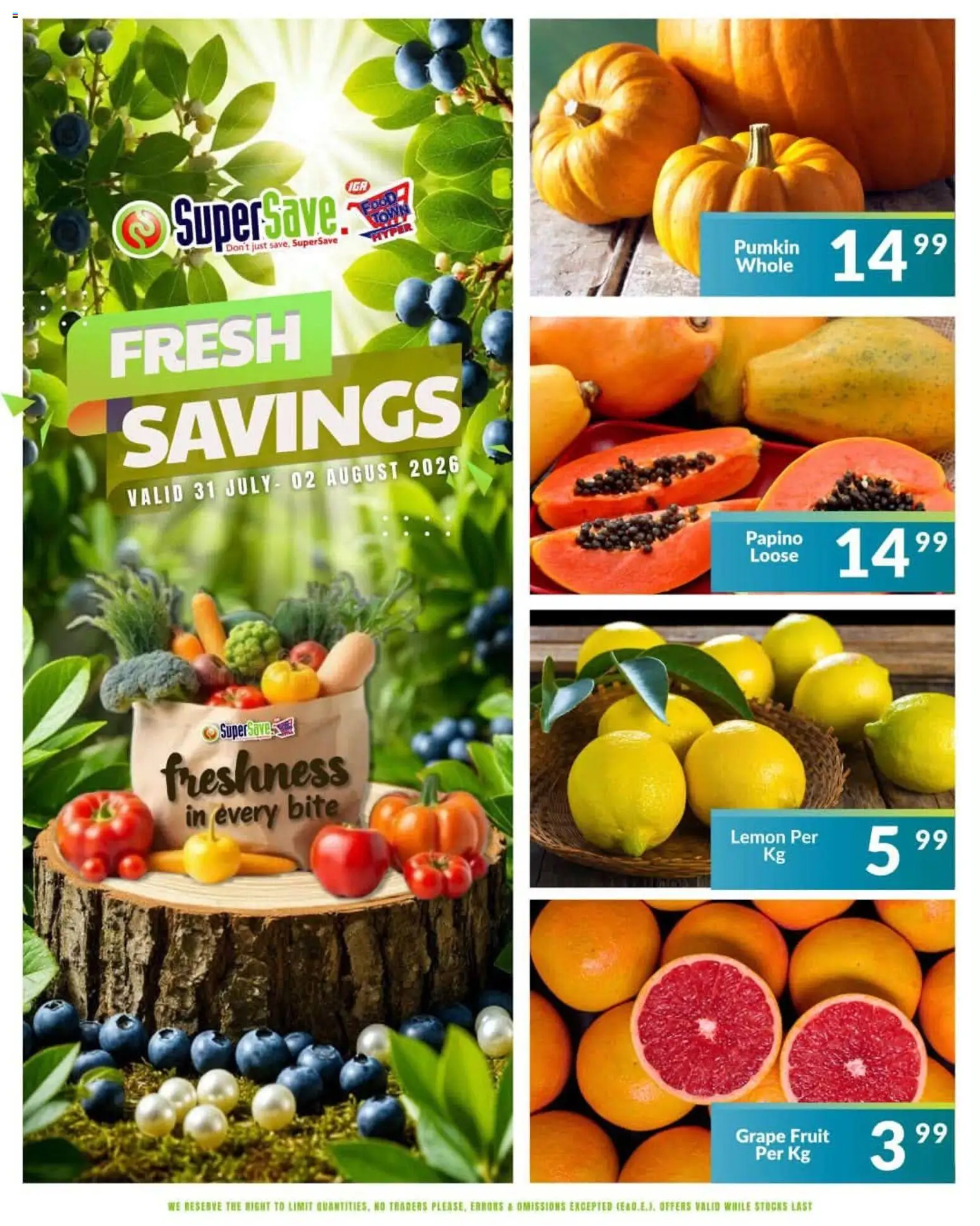 New Super Save catalogue – valid from 02/08/2026 | Page: 12 | Products: Fruit, Lemon