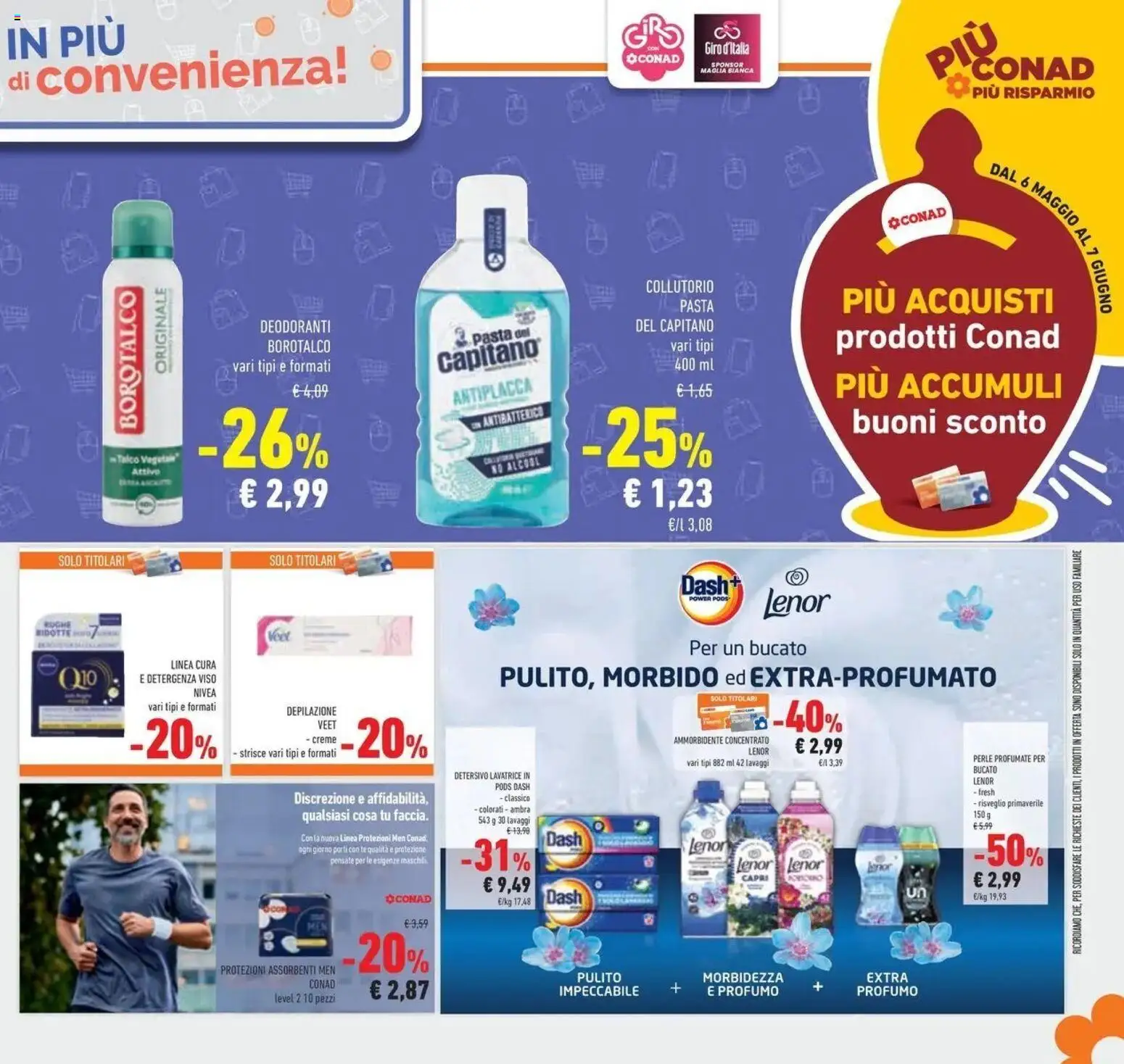 Volantino Conad del 05.05.2026 | Pagina: 37 | Prodotti: Ammorbidente, Pasta, Lavatrice, Profumo