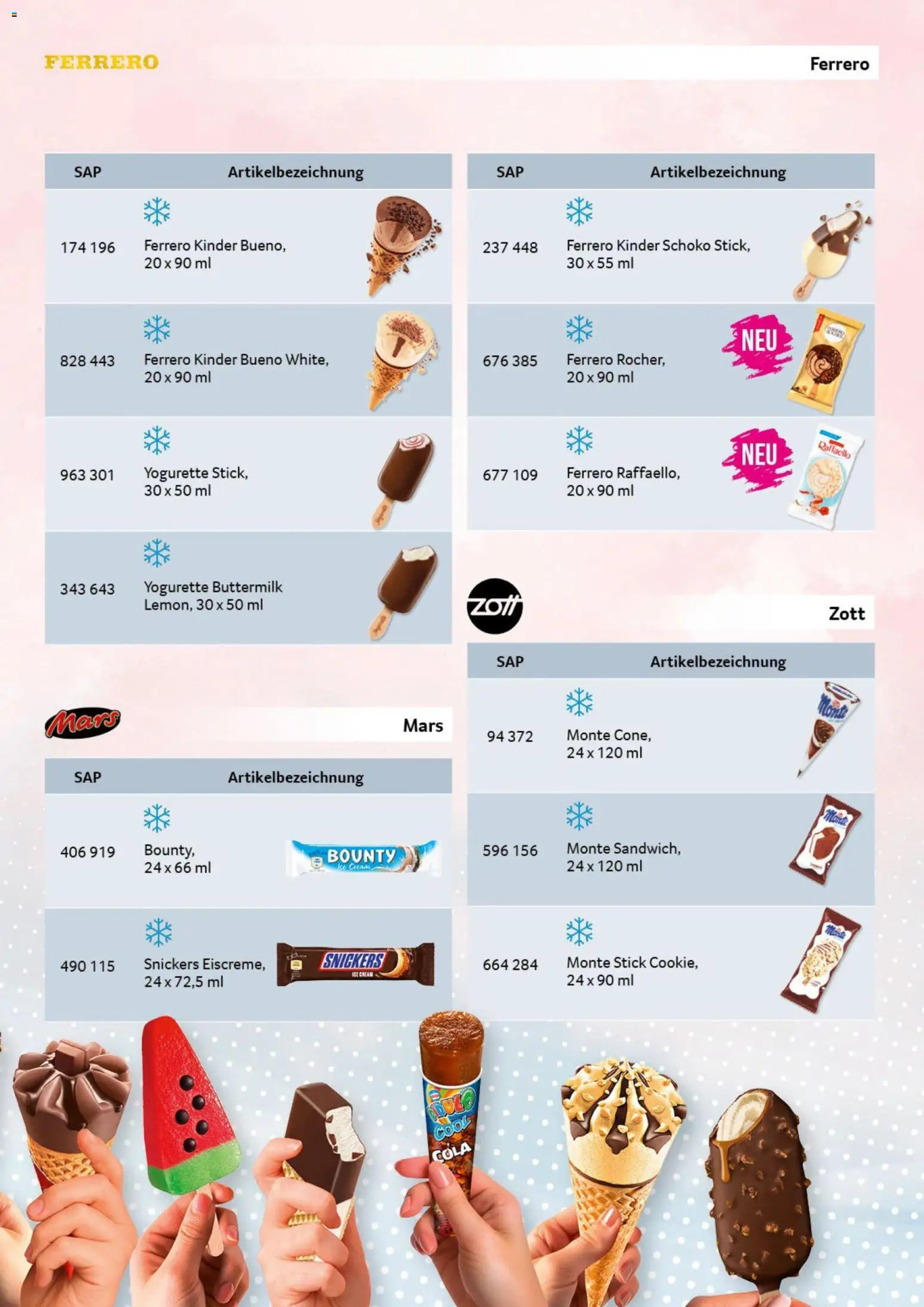Selgros Impuls Eis – gültig ab 20.07.2026 | Seite: 7 | Produkte: Cola, Yogurette, Snickers, Mars