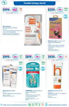Gyöngy Patikák akciós újság - amely érvényes a következő dátumtól: 01.05.2026 | Oldal: 16 | Termékek: Naptej, Aloe vera, Bor