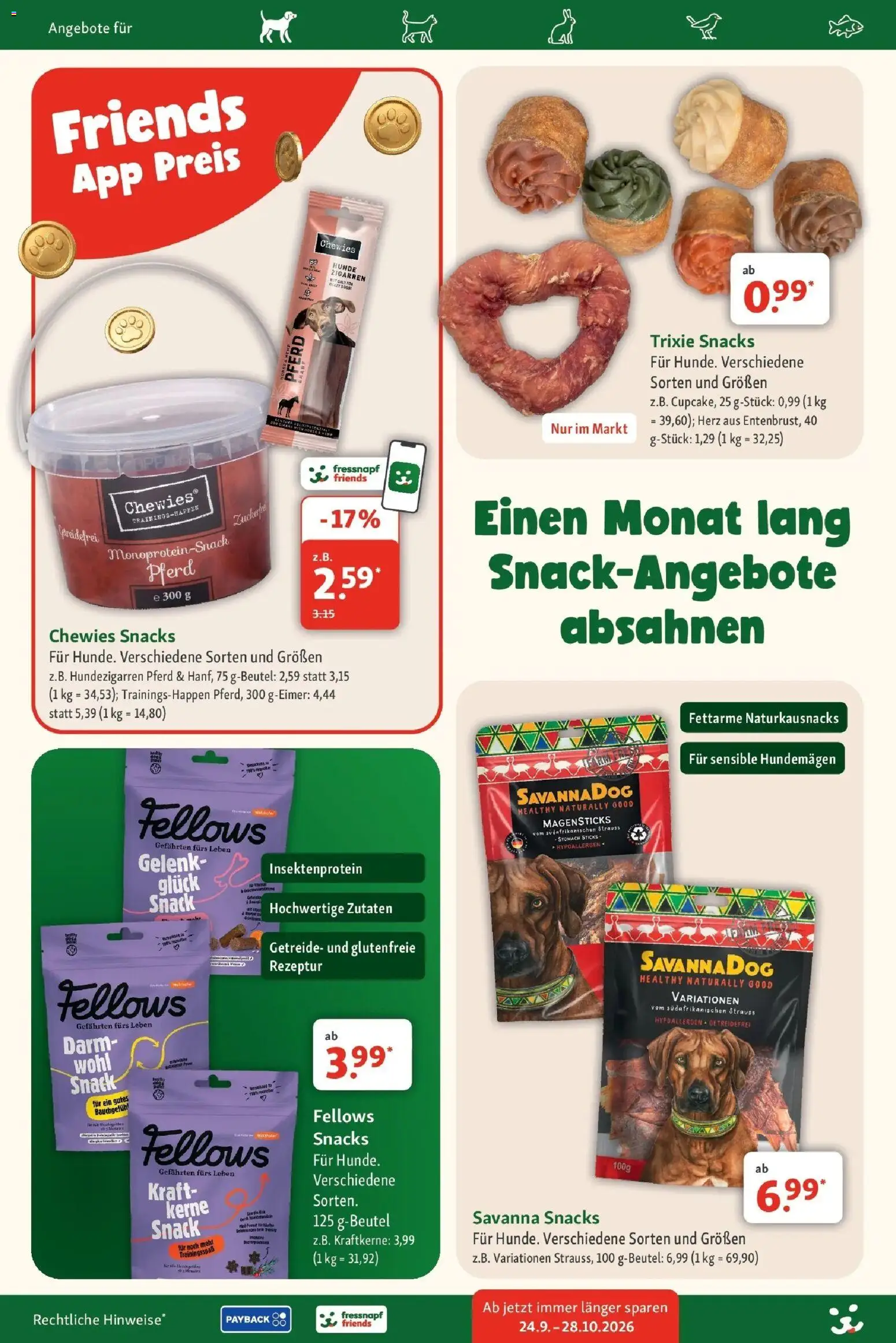 Fressnapf Aktueller Prospekt (ab 24.09.2026) zum Blättern | Seite: 5 | Produkte: Getreide