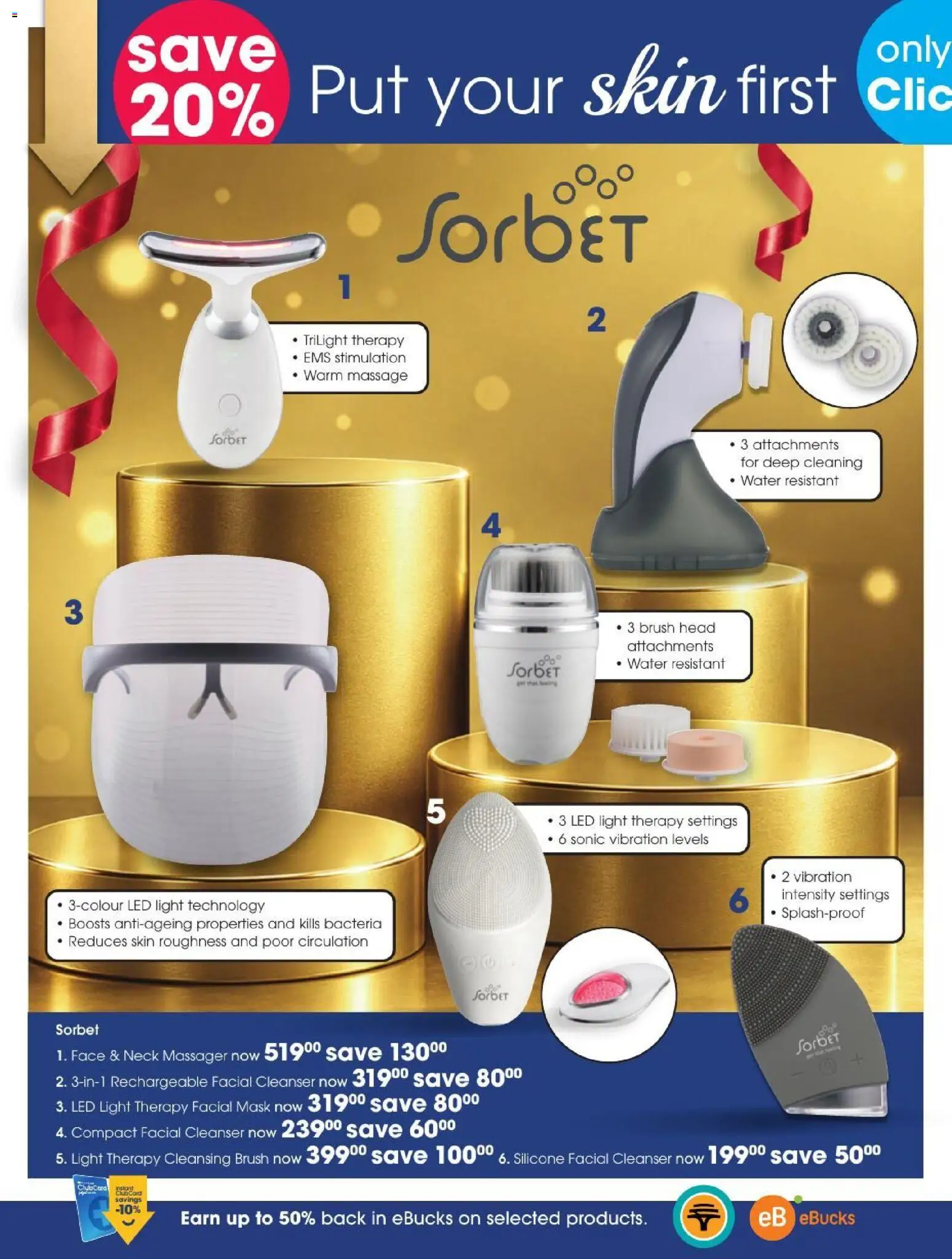 New Clicks catalogue – valid from 27/10/2026 | Page: 68 | Products: Brush, Mask, Silicone, Water