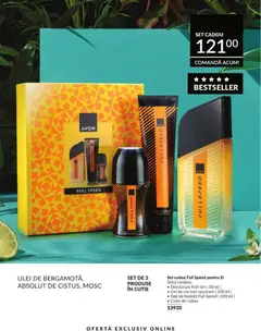 Ofertele Avon valabile de la 01.08.2026 | Pagină: 189 | Produse: Gel de ras, Cutie, Toaletă, Deodorant