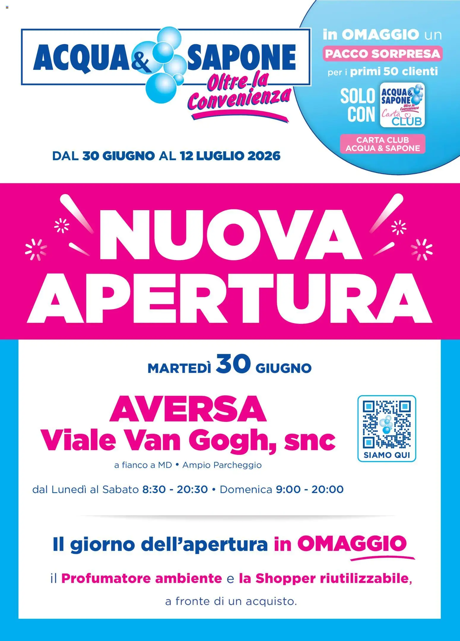 Volantino Acqua e Sapone del 30/06/2026 | Pagina: 1 | Prodotti: Sapone, Acqua