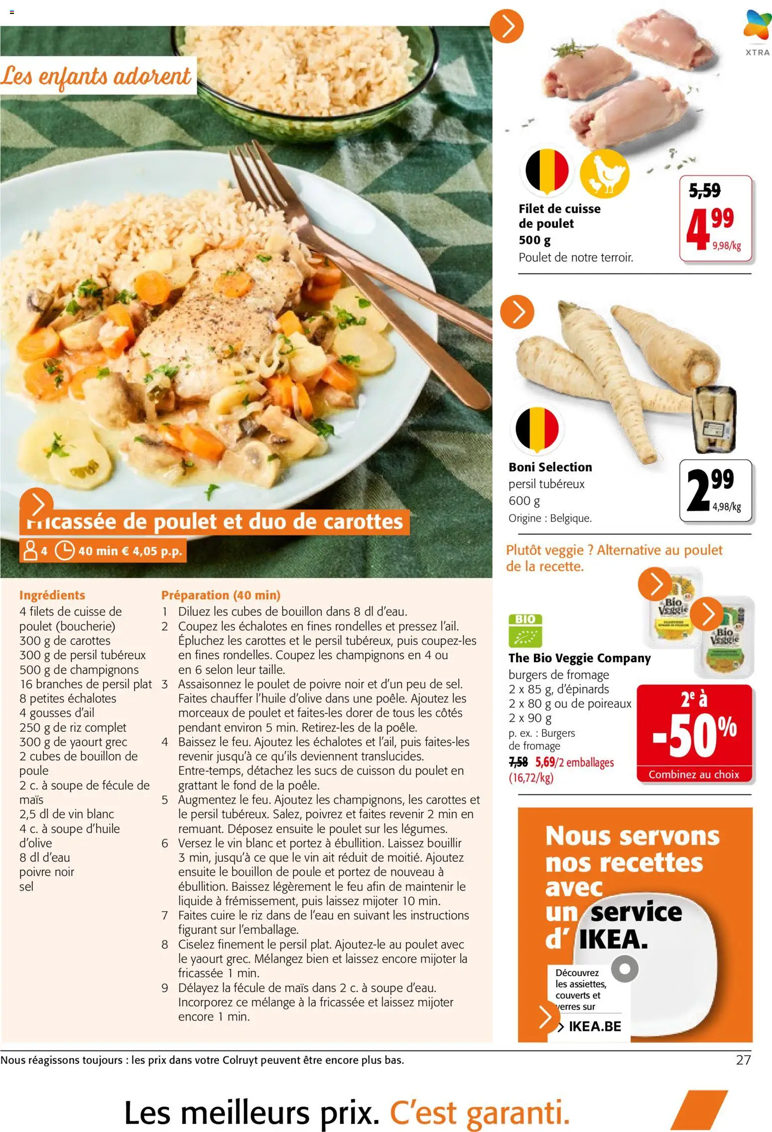 {H1} | Page: 27 | Produits: Cuisse, Bouillon, Fromage, Cuisse de poulet