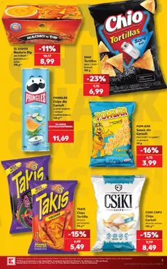 Kaufland RO București - amely érvényes a következő dátumtól: 2026.08.05. | Oldal: 3 | Termékek: Chili, Chips, Tortilla, Guacamole