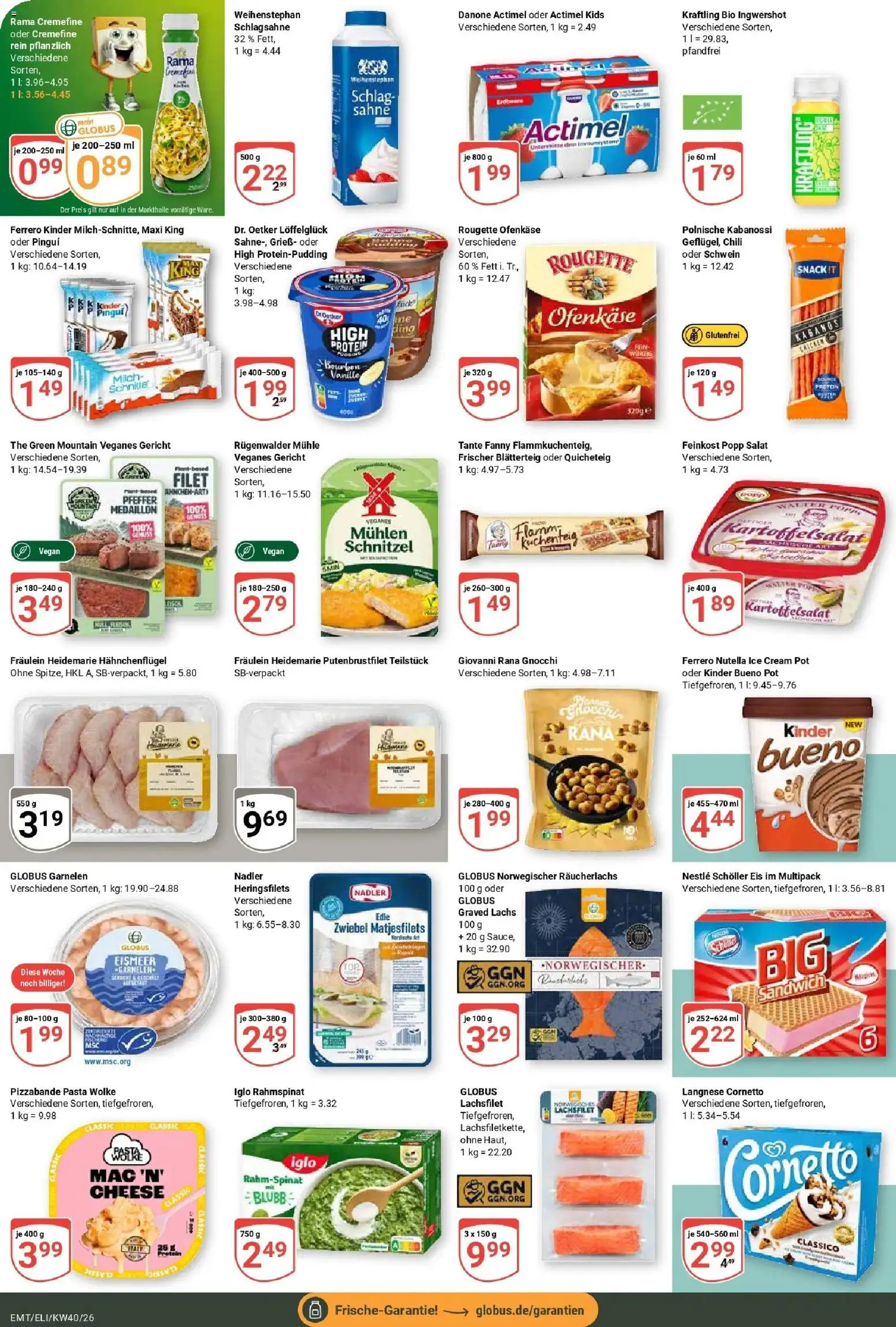 Globus Prospekt Mittelhausen (ab 28.09.2026) » Angebote online | Seite: 12 | Produkte: Grieß, Gnocchi, Vanille, Chili