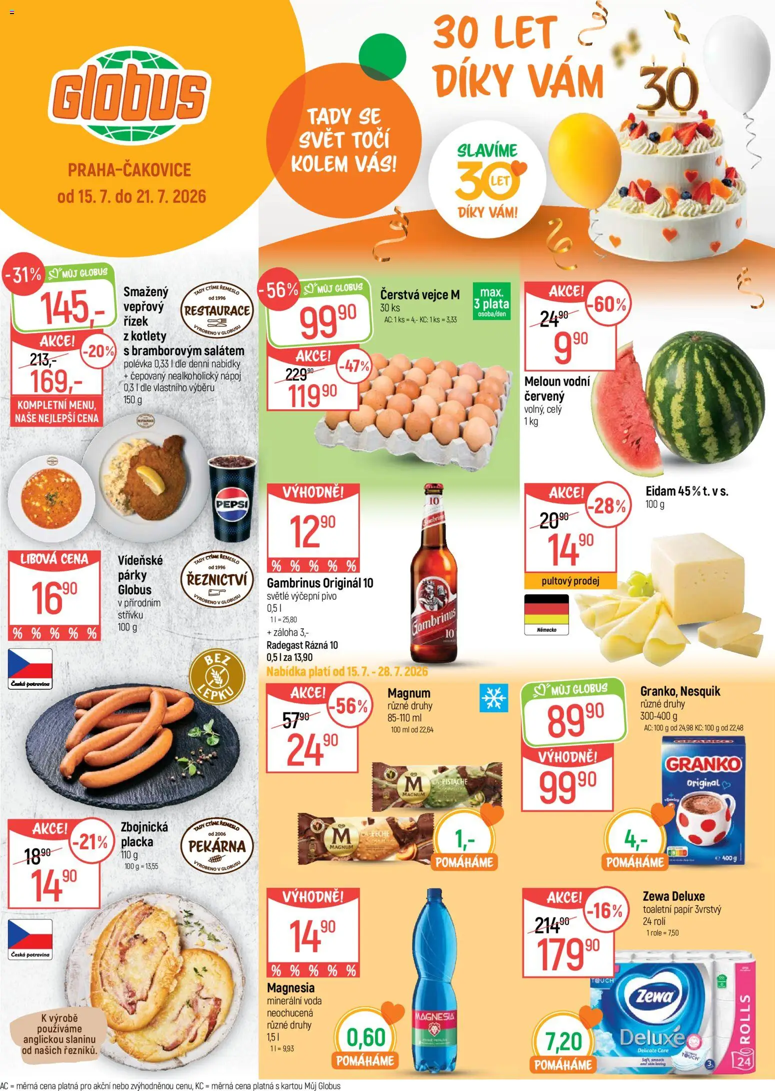 Globus leták od 15.07.2026 catalogue cover
