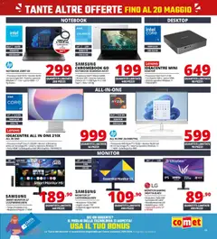 Anteprima del volantino Comet volantino valido a partire dal 08.05.2026 | Pagina: 19 | Prodotti: Monitor, The, PC, Samsung