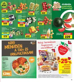 Interspar akciós újság - amely érvényes a következő dátumtól: 2026.07.16. | Oldal: 19 | Termékek: Nektarin, Áfonya, Sárgabarack, Grill