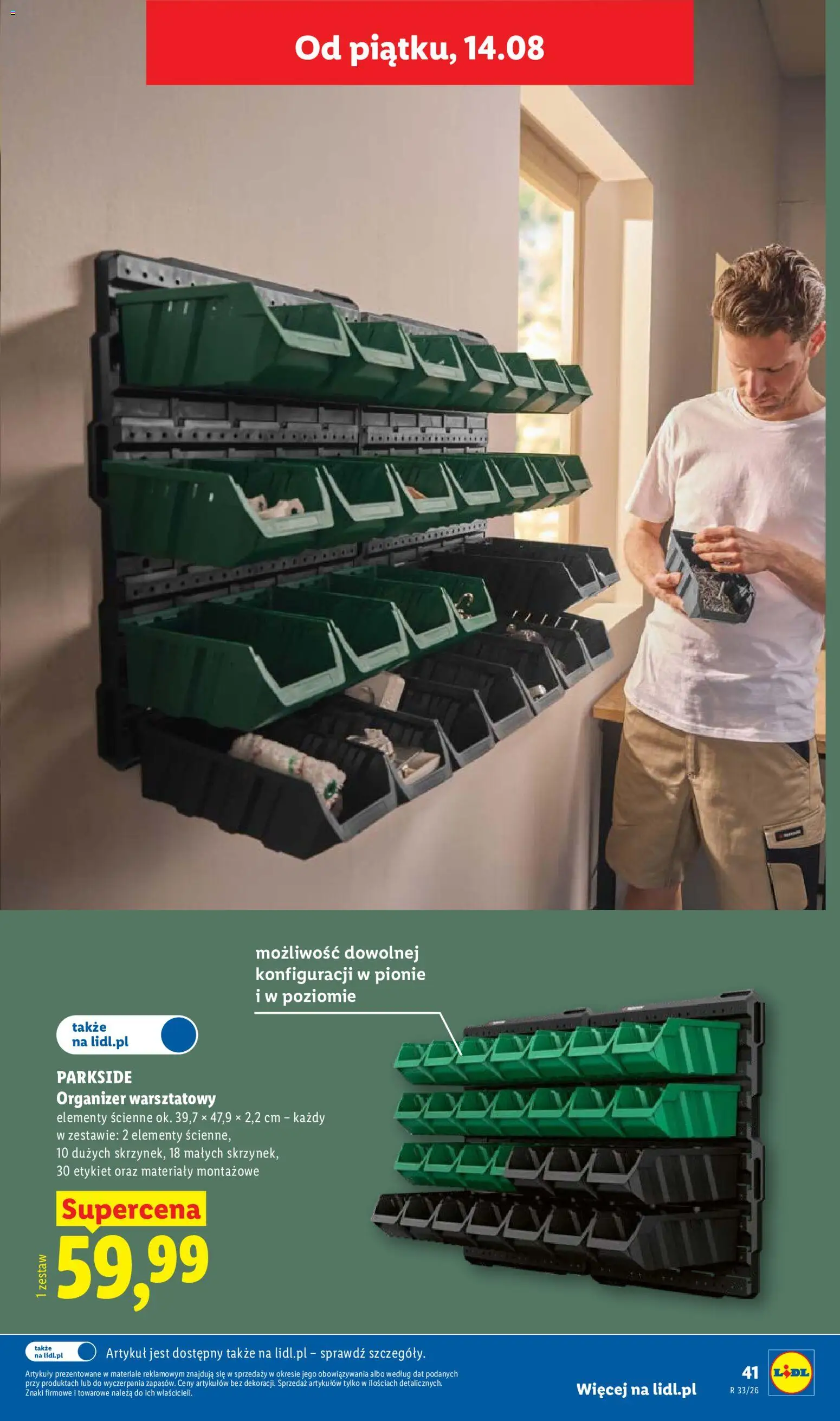 Lidl Polsko katalog od 10.08.2026 | Strana: 51 | Produkty: Organizér, Parkside