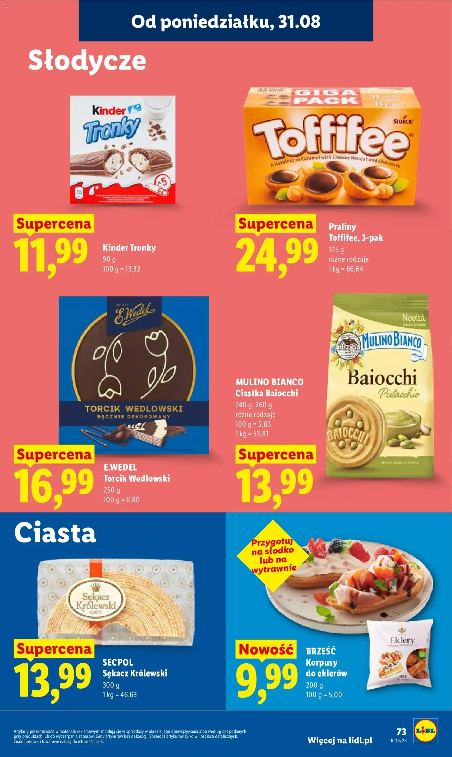 Lidl Polsko leták od 31.08.2026 | Strana: 75 | Produkty: Kinder