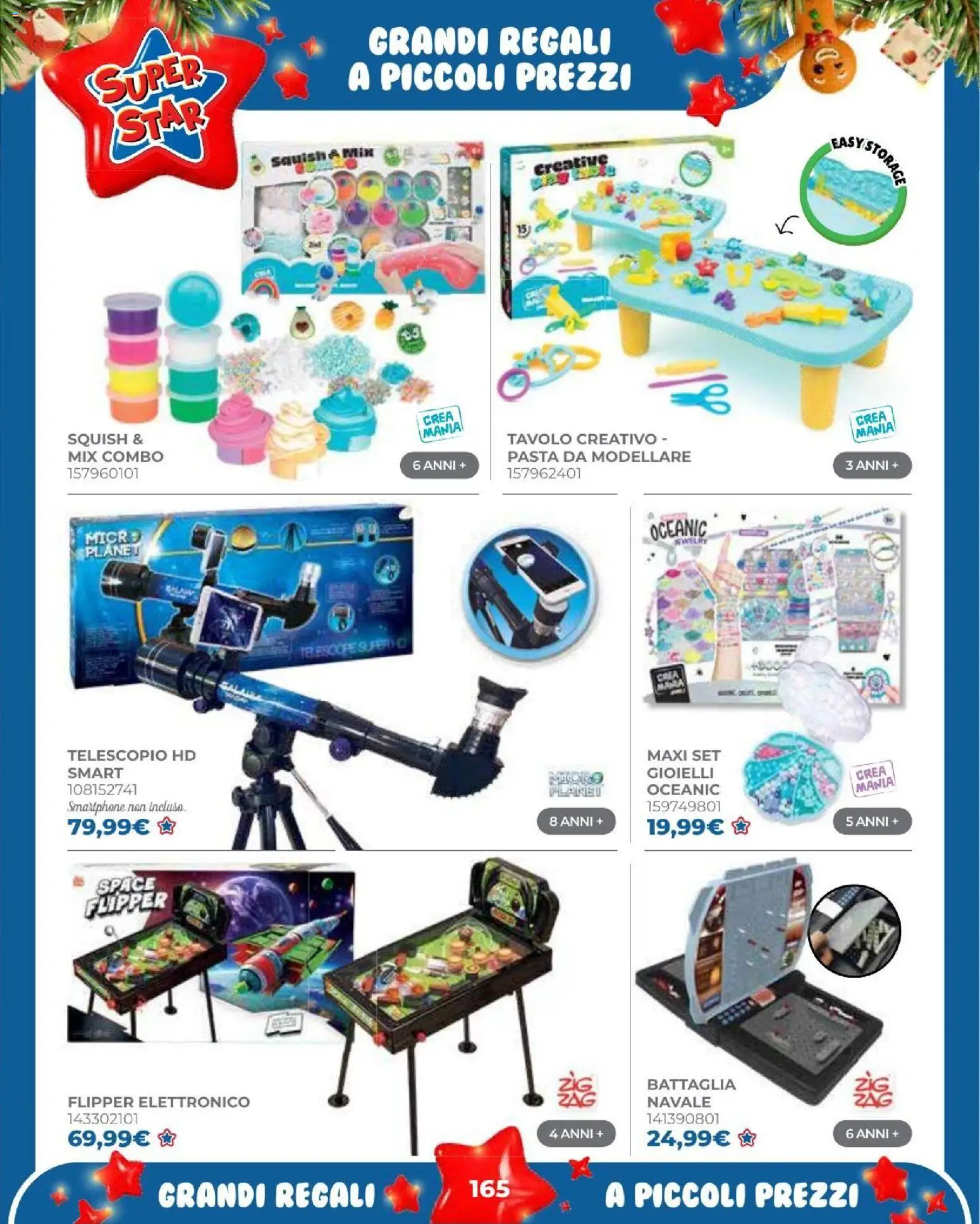 Volantino Toys Center del 16/10/2026 | Pagina: 167 | Prodotti: Pasta, Smartphone, Tavolo