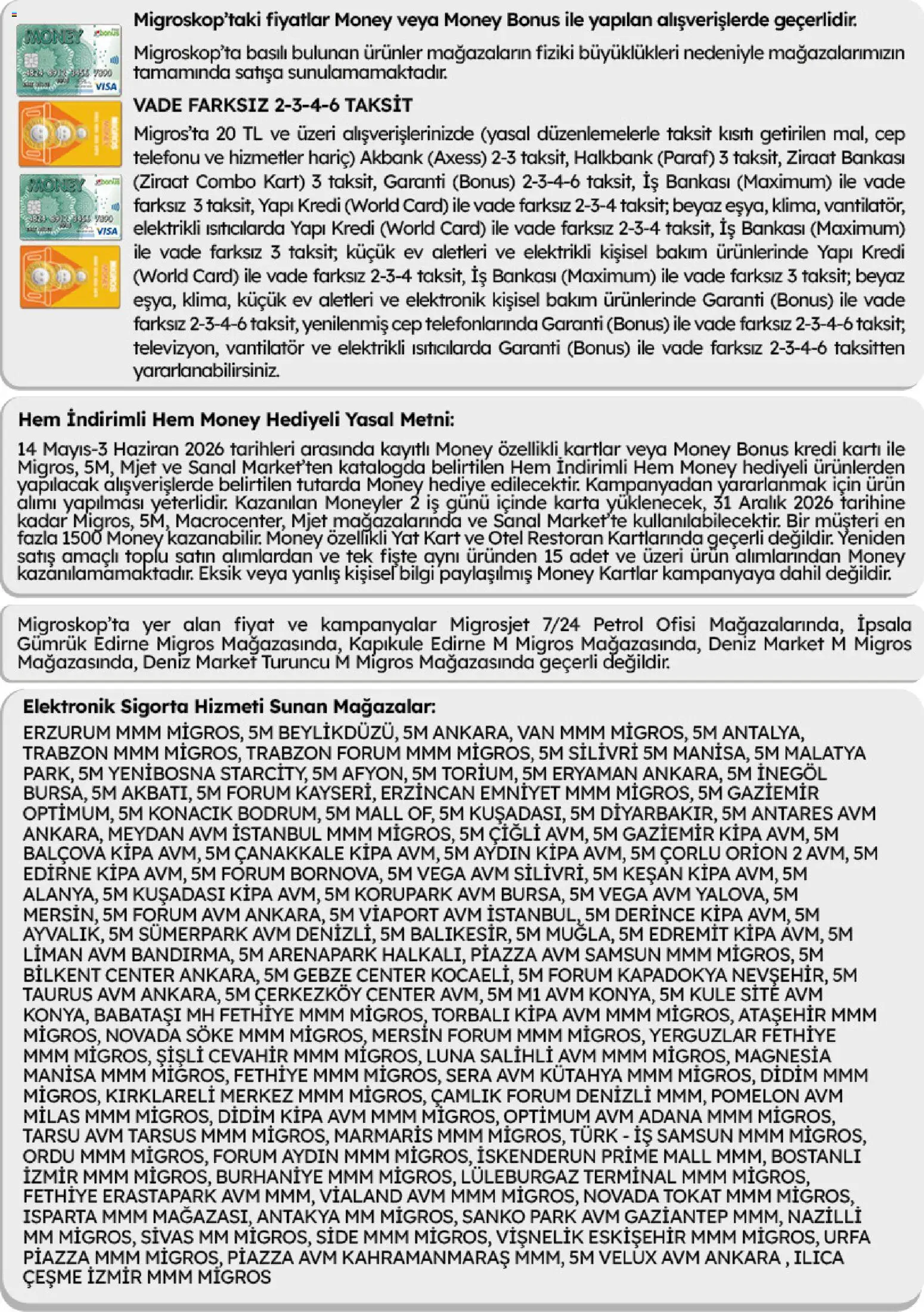 Migros Katalog - 5M Migroskop Dijital - 14.05.2026 tarihinden itibaren geçerlidir | Sayfa: 148
